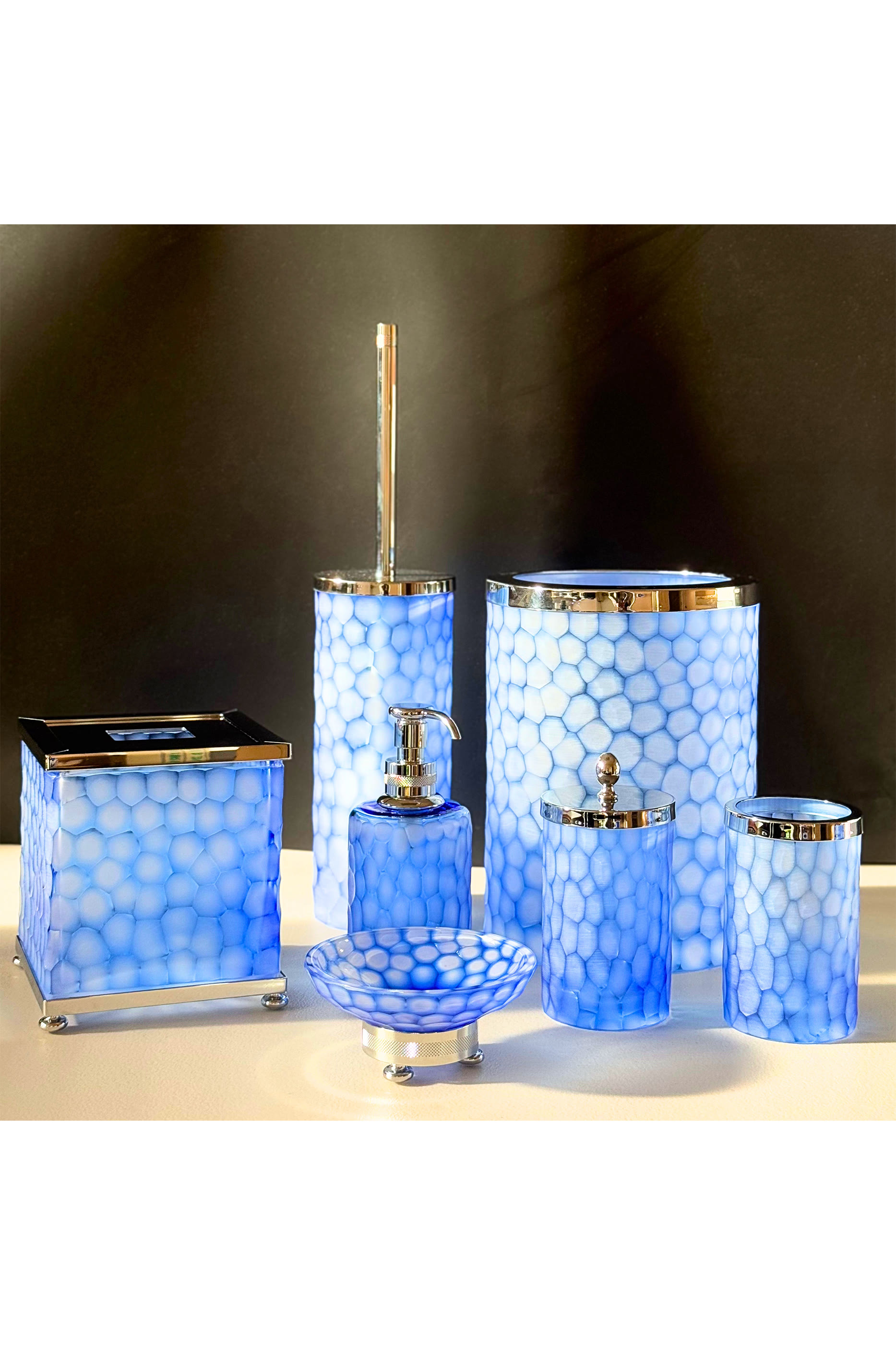 طبق صابون أوشن بنقشة خلية نحل