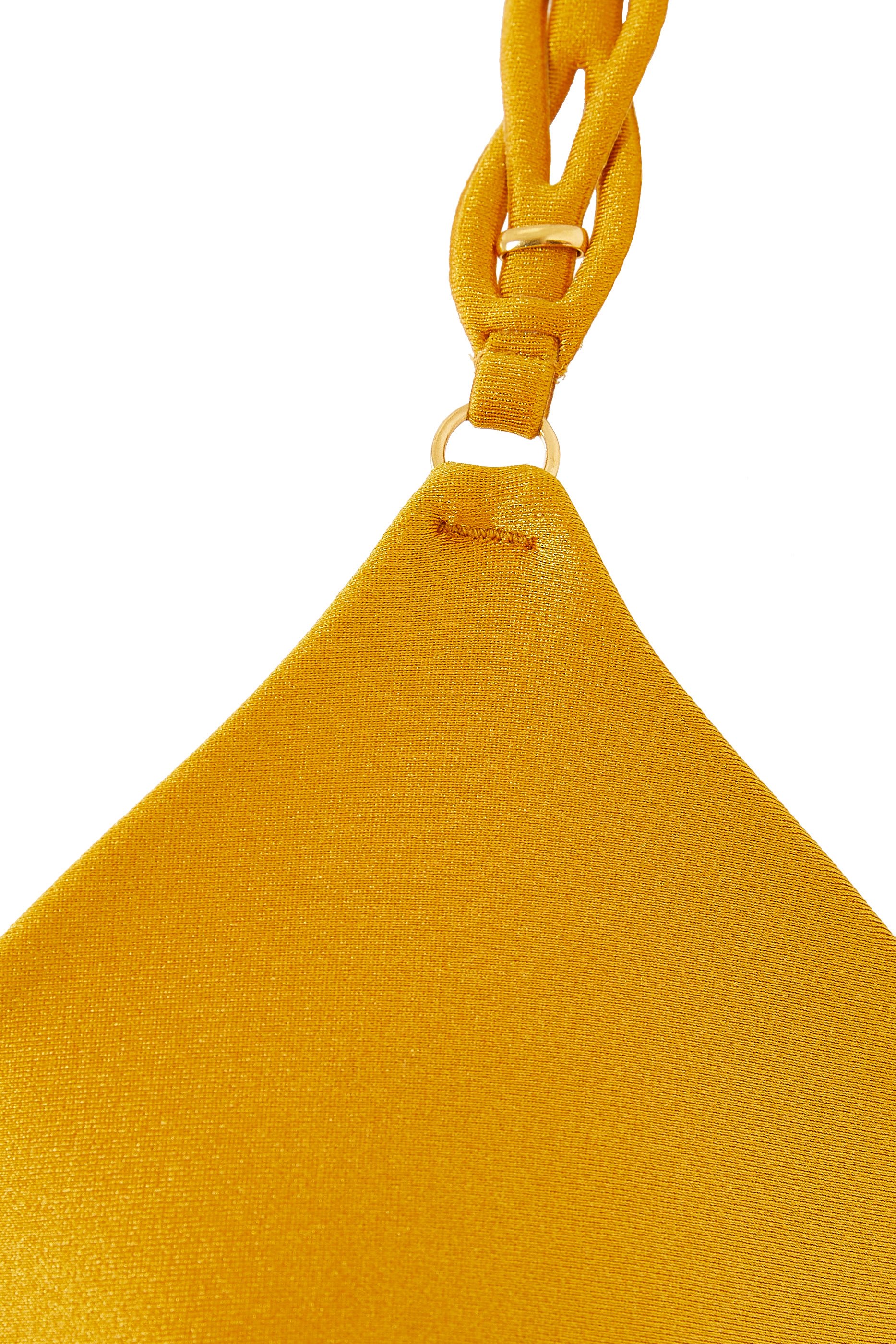 طقم بيكيني بوب بحمالة مجدولة