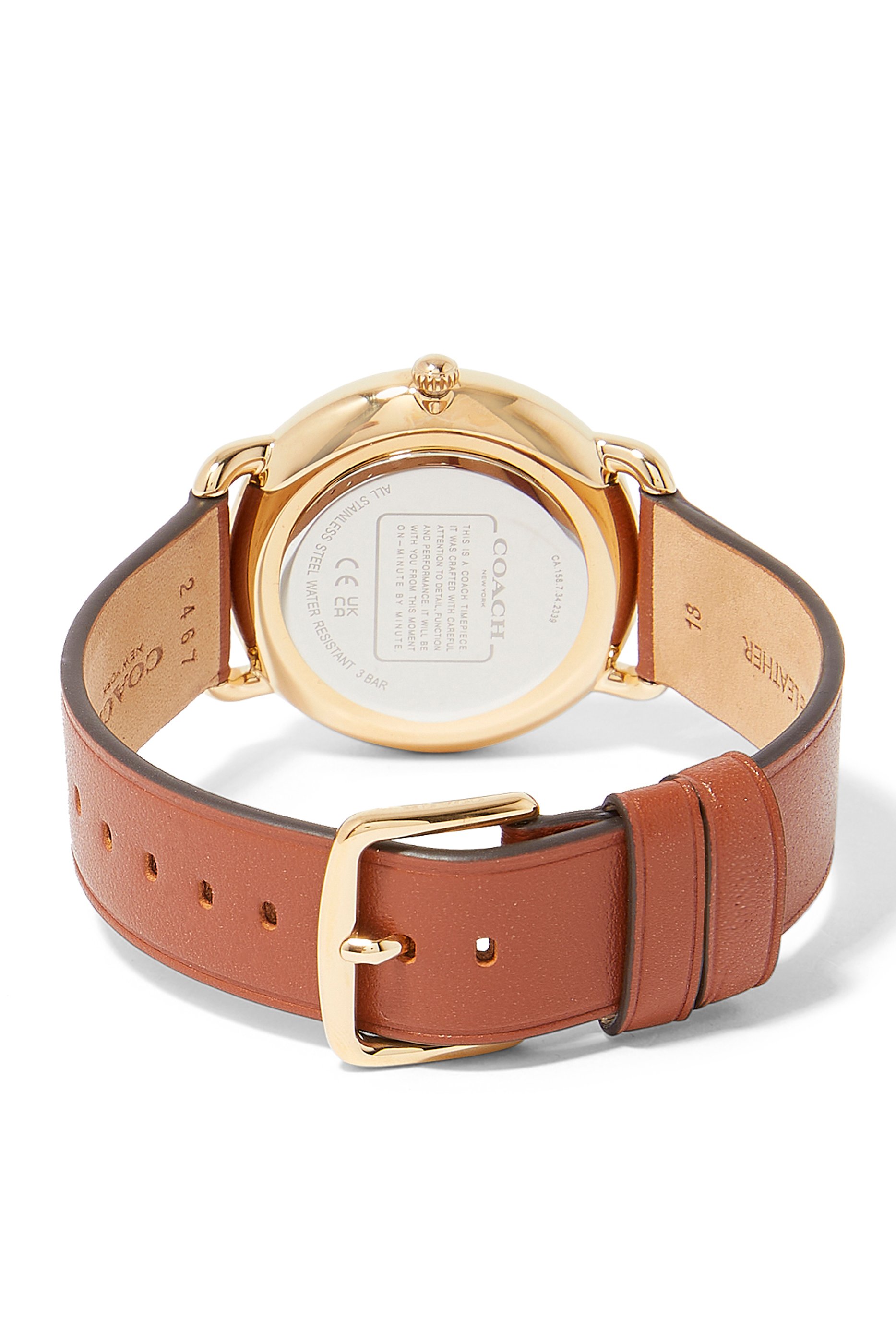 ساعة إليوت 36 مم بسوار جلد