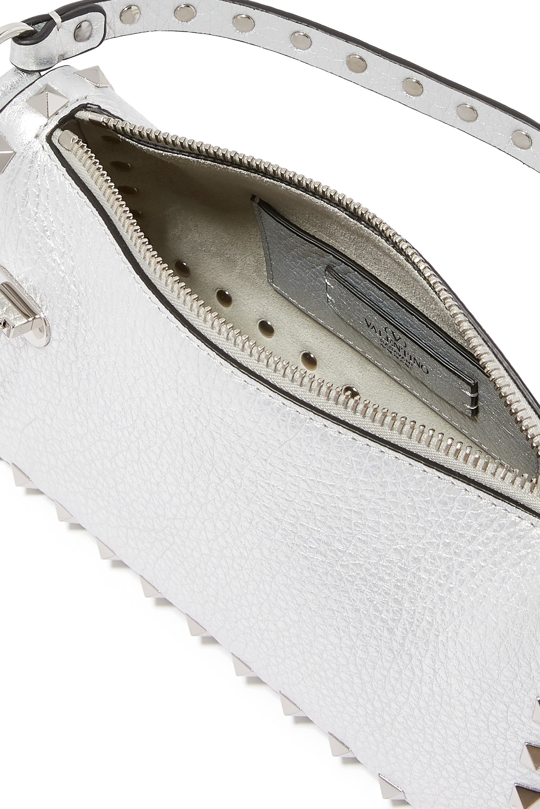 حقيبة كتف صغيرة بحلي هرمية