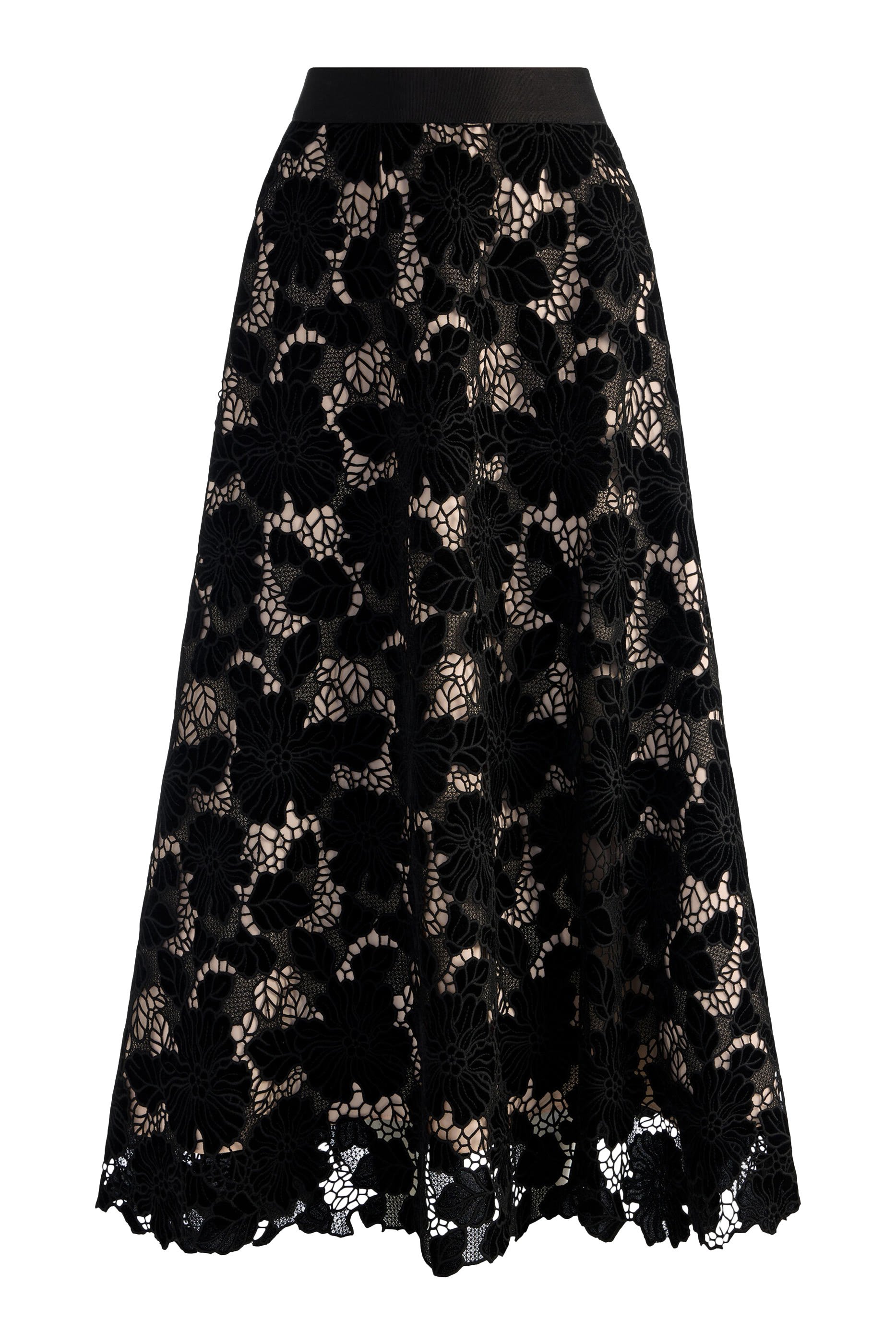 تنورة لورينا طويلة دانتيل