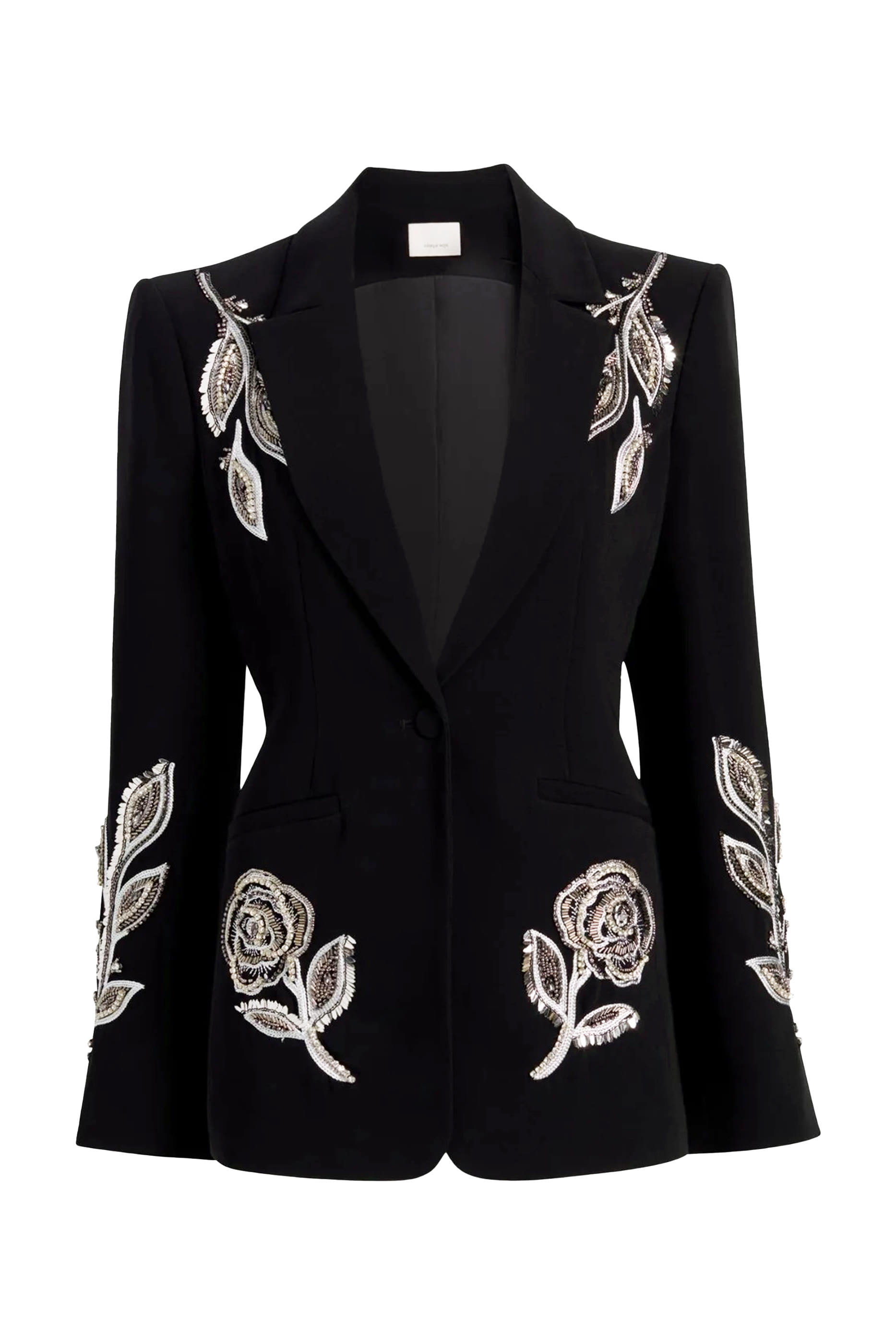 بليزر كارلي بتطريزات بيزلي لامعة