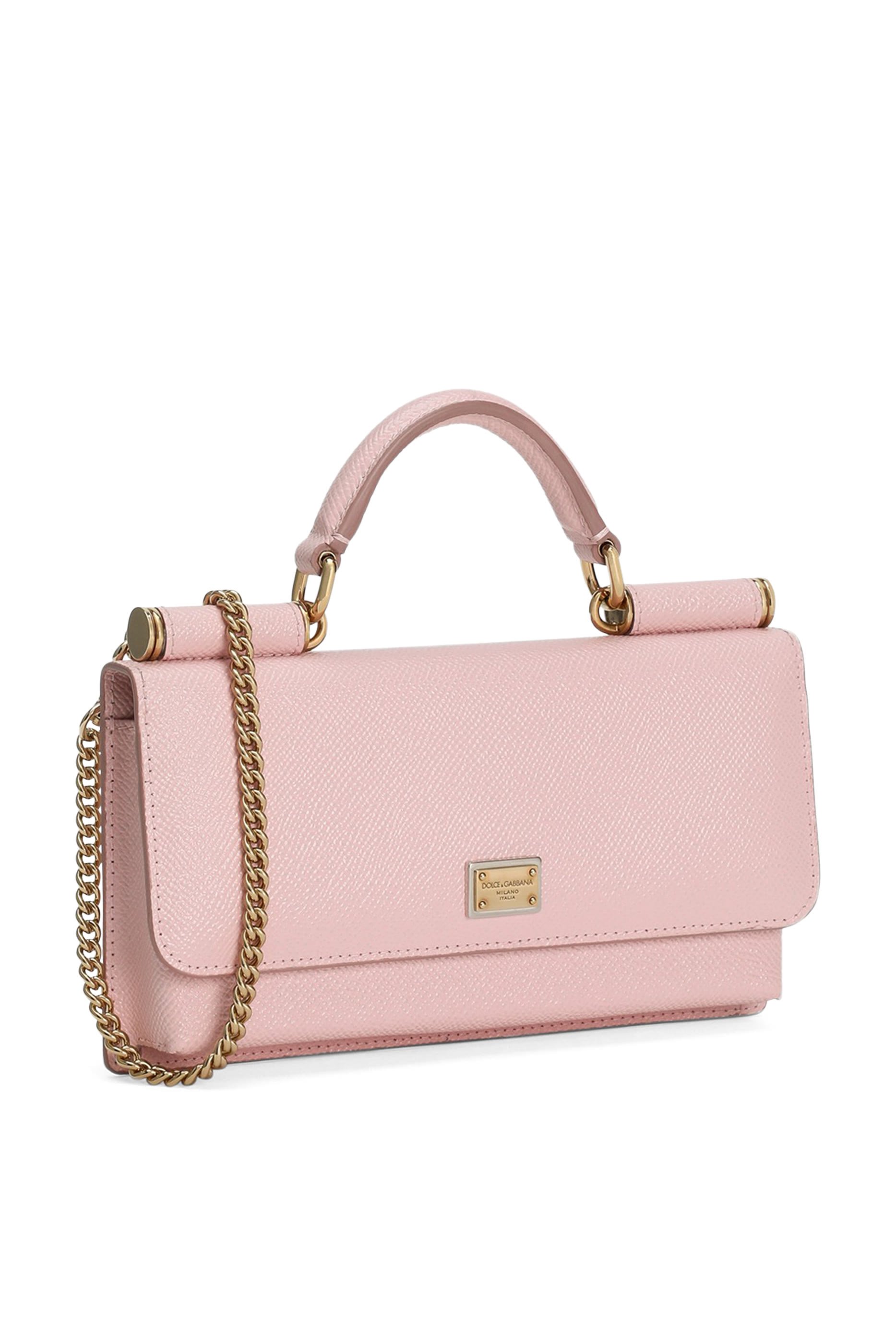 حقيبة صغيرة بطبعة جلد عجل دوفين