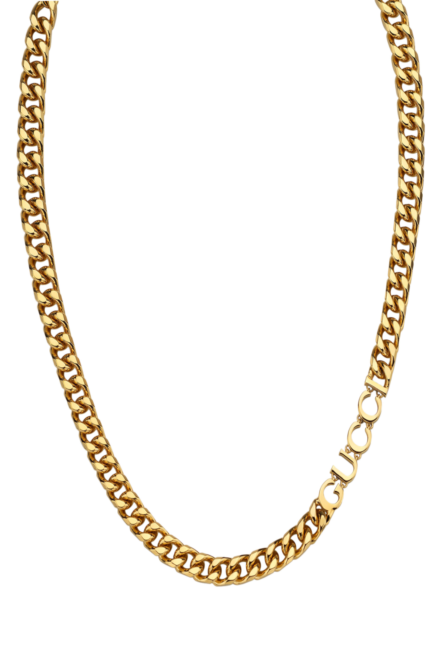 قلادة بتصميم سلسلة بحلية شعار الماركة