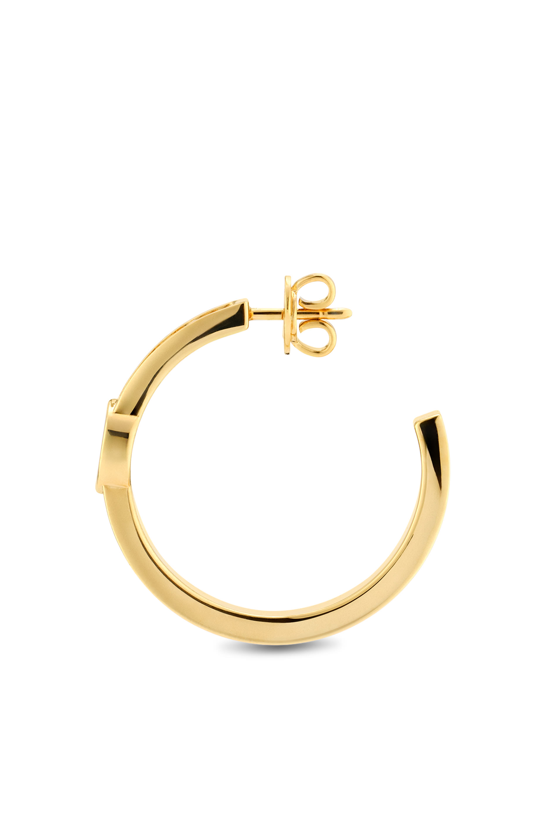 أقراط بلوندي مرصعة بالكريستال