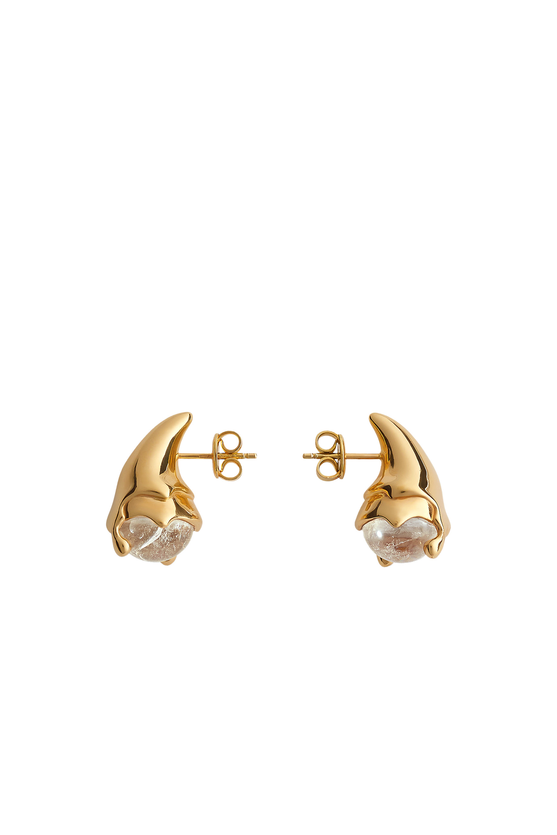 أقراط صغيرة بتصميم قطرة