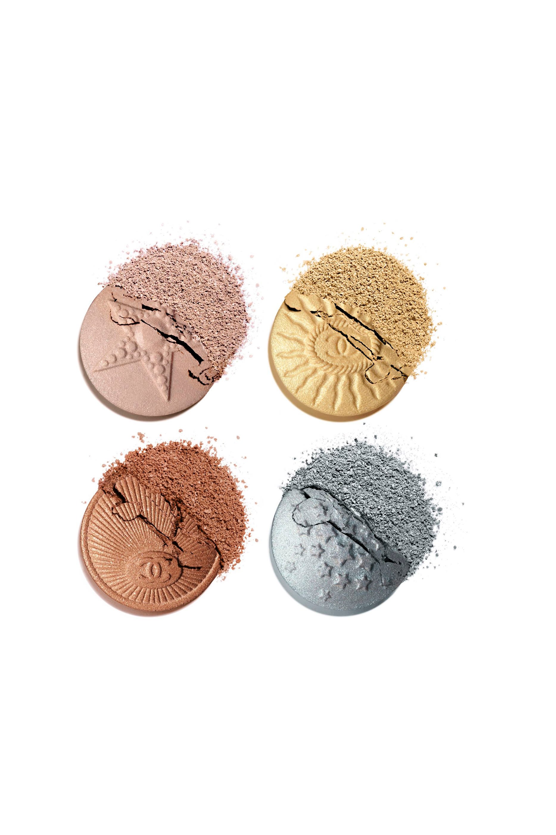 لوحة ظلال عيون Les 4 Ombres Boutons بأربعة ألوان بلمسات نهائية متنوعة