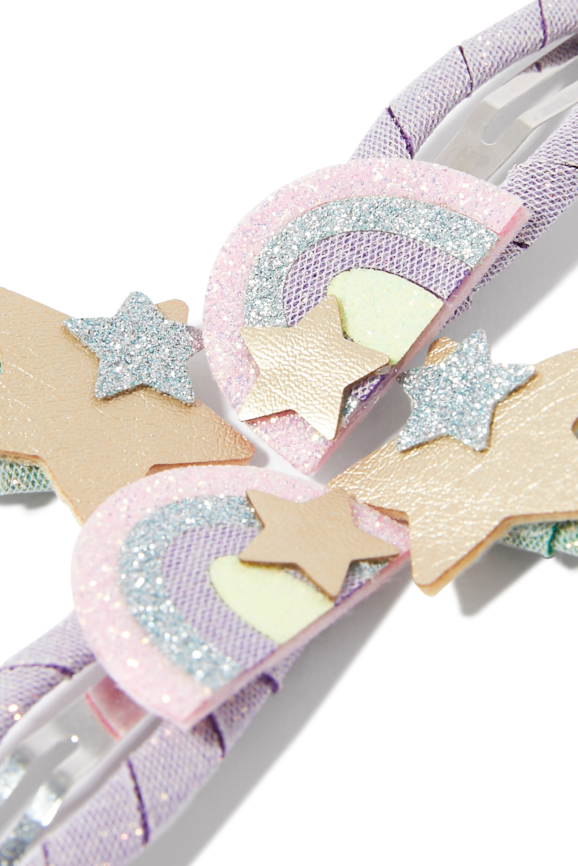 مجموعة مشابك شعر اوفر ذا راينبو للأطفال