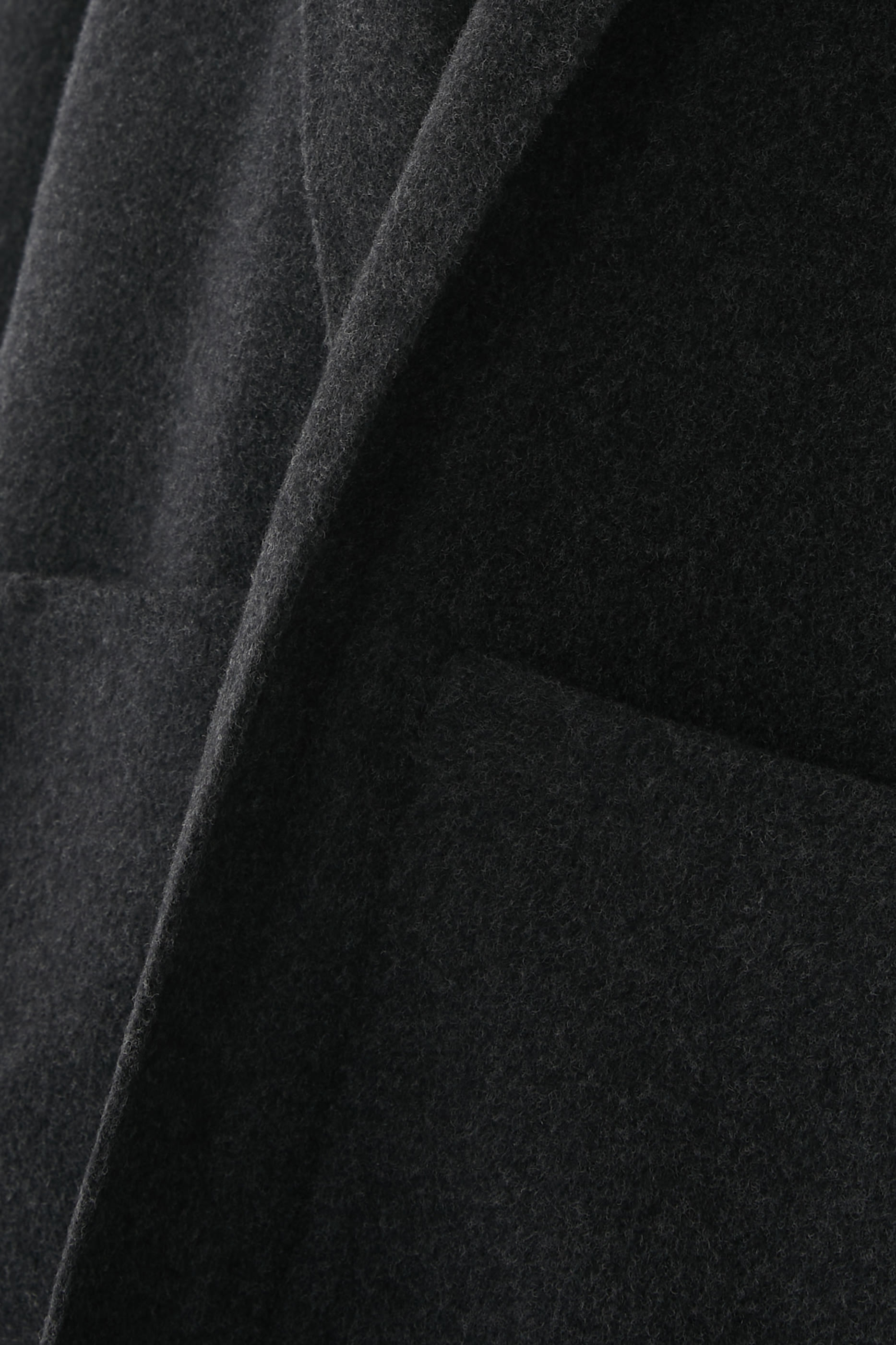 معطف صوف بغطاء رأس