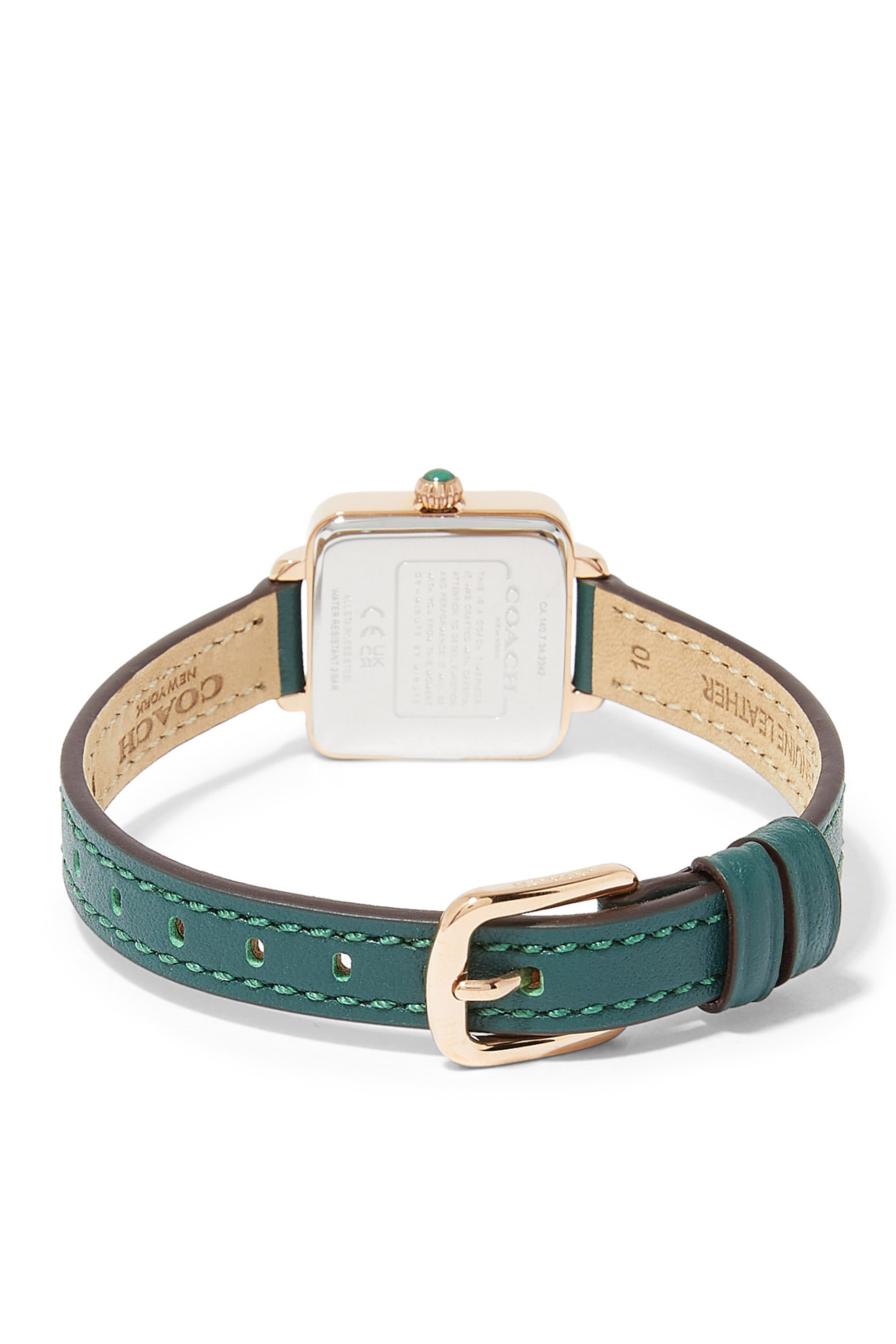 ساعة كاس 22 مم بسوار جلد