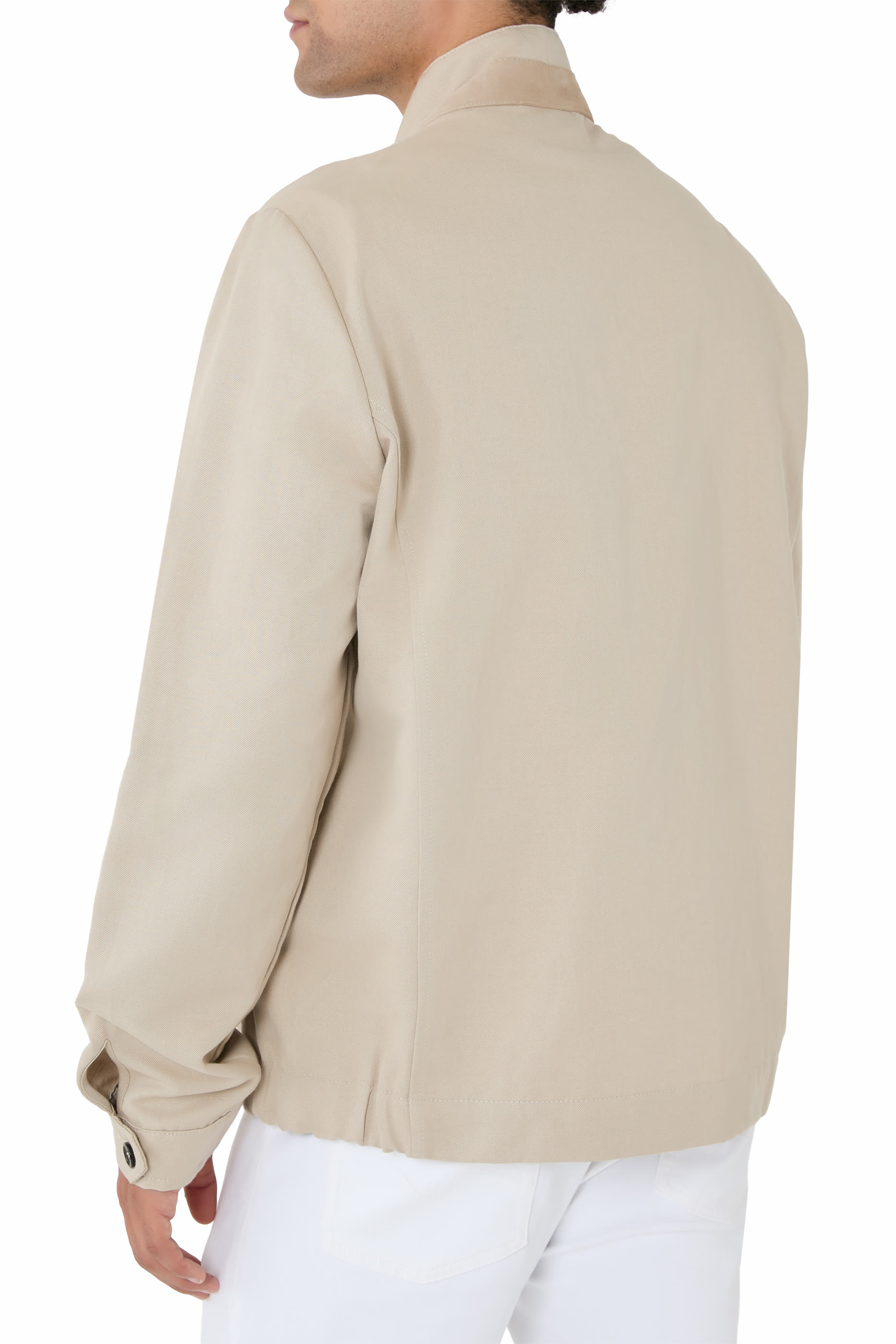 جاكيت بومبر قطن وكتان