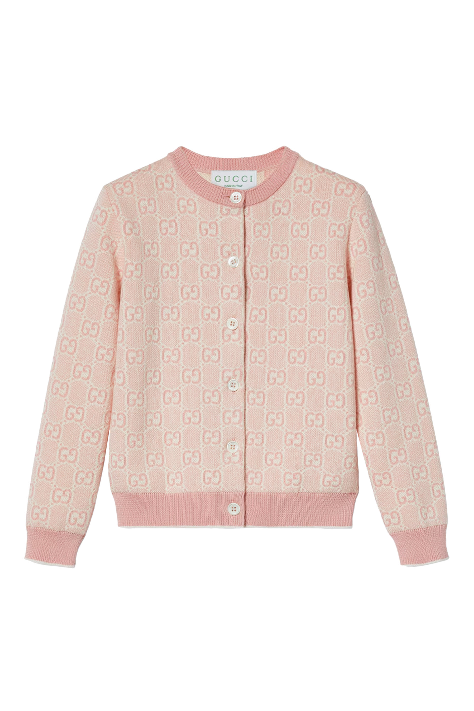 كارديجان بنقشة شعار الماركة بالكامل للأطفال