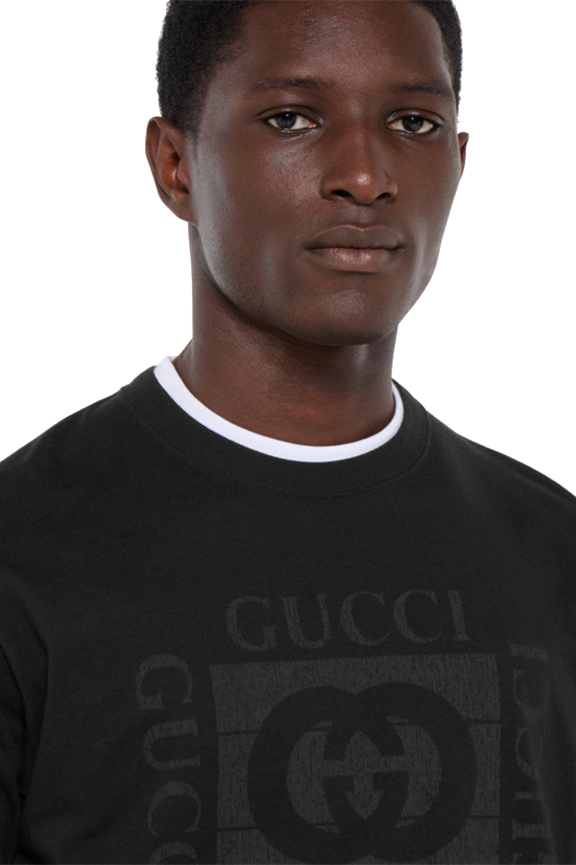 تيشيرت بنقشة قطن جيرسيه