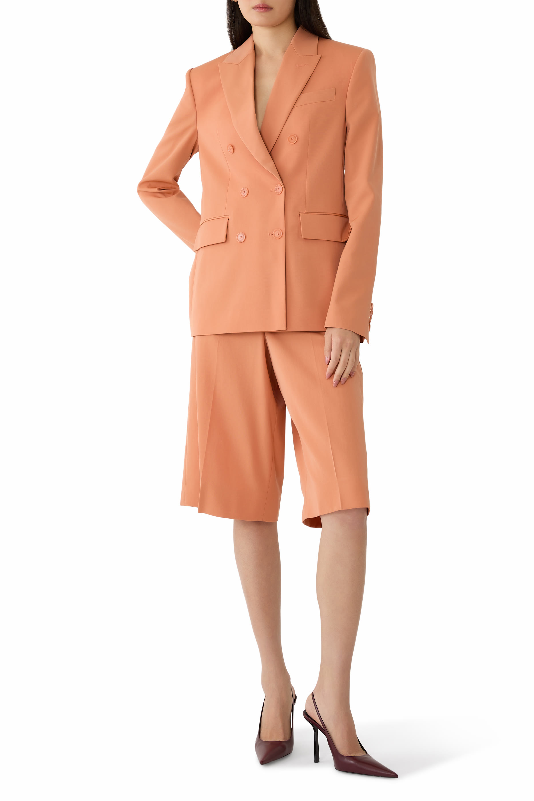 حذاء فيكتوريا بكعب رفيع 100 وسير خلفي