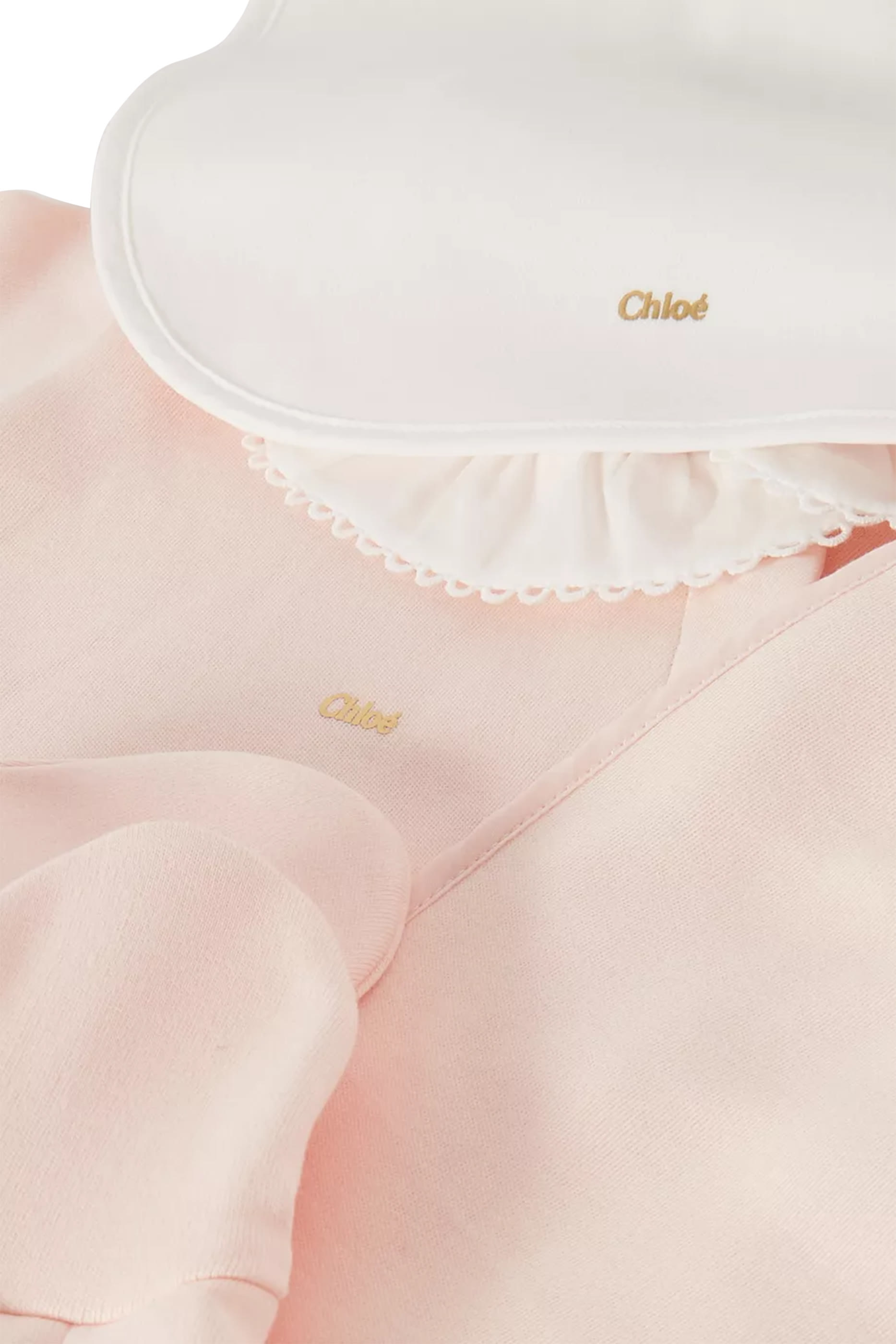 طقم بودي سوت و 2 مريلة قطن للاطفال