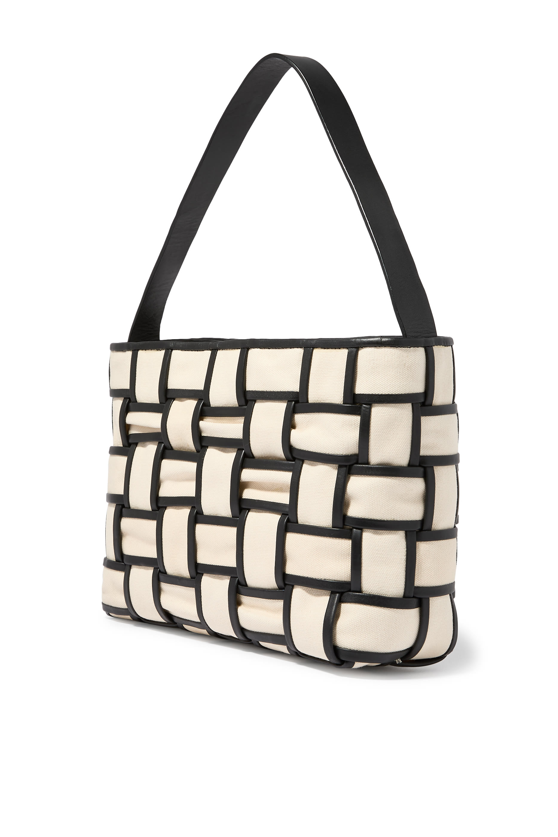 Border Woven Mini Tote