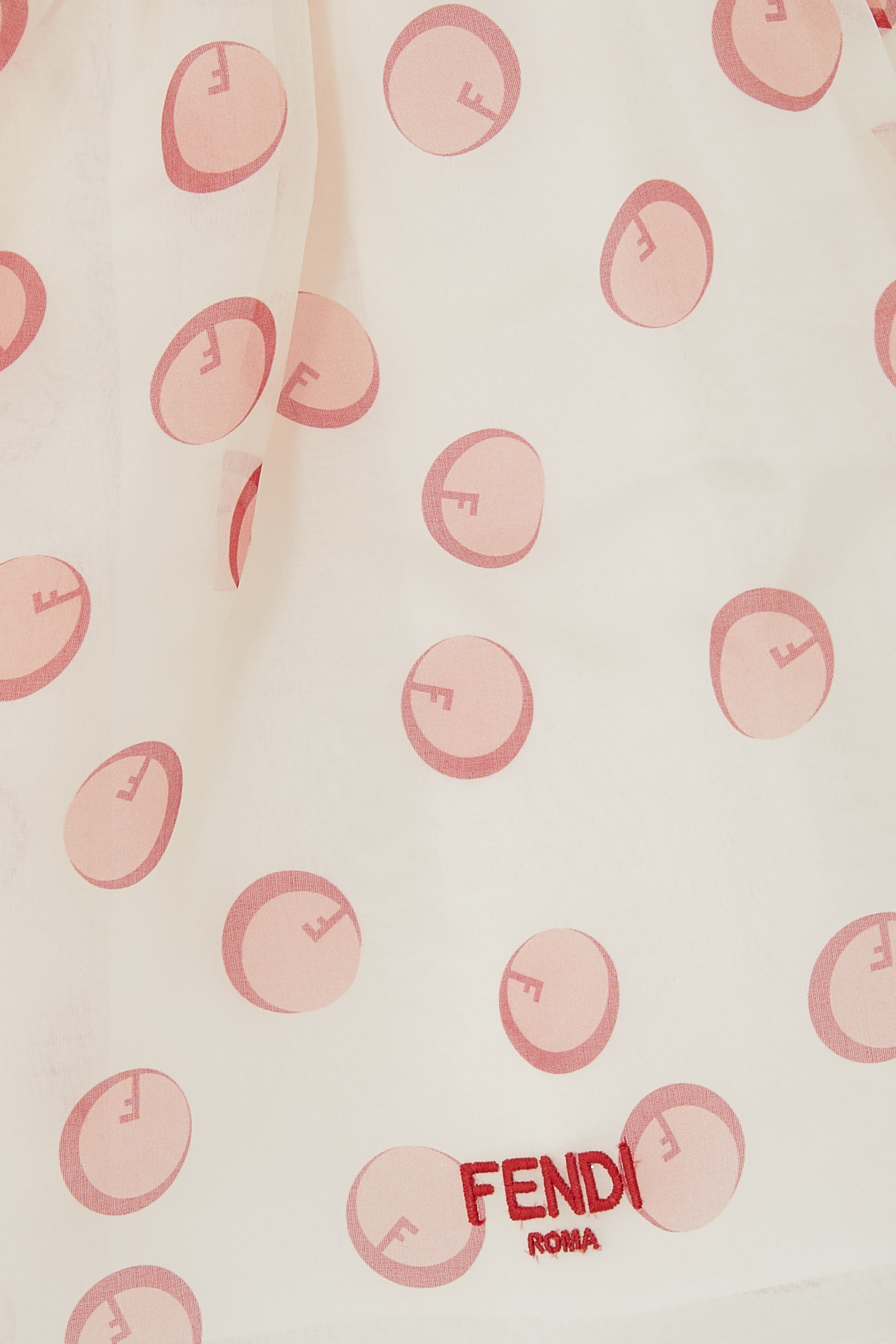 فستان بطبعة شعار الماركة للأطفال