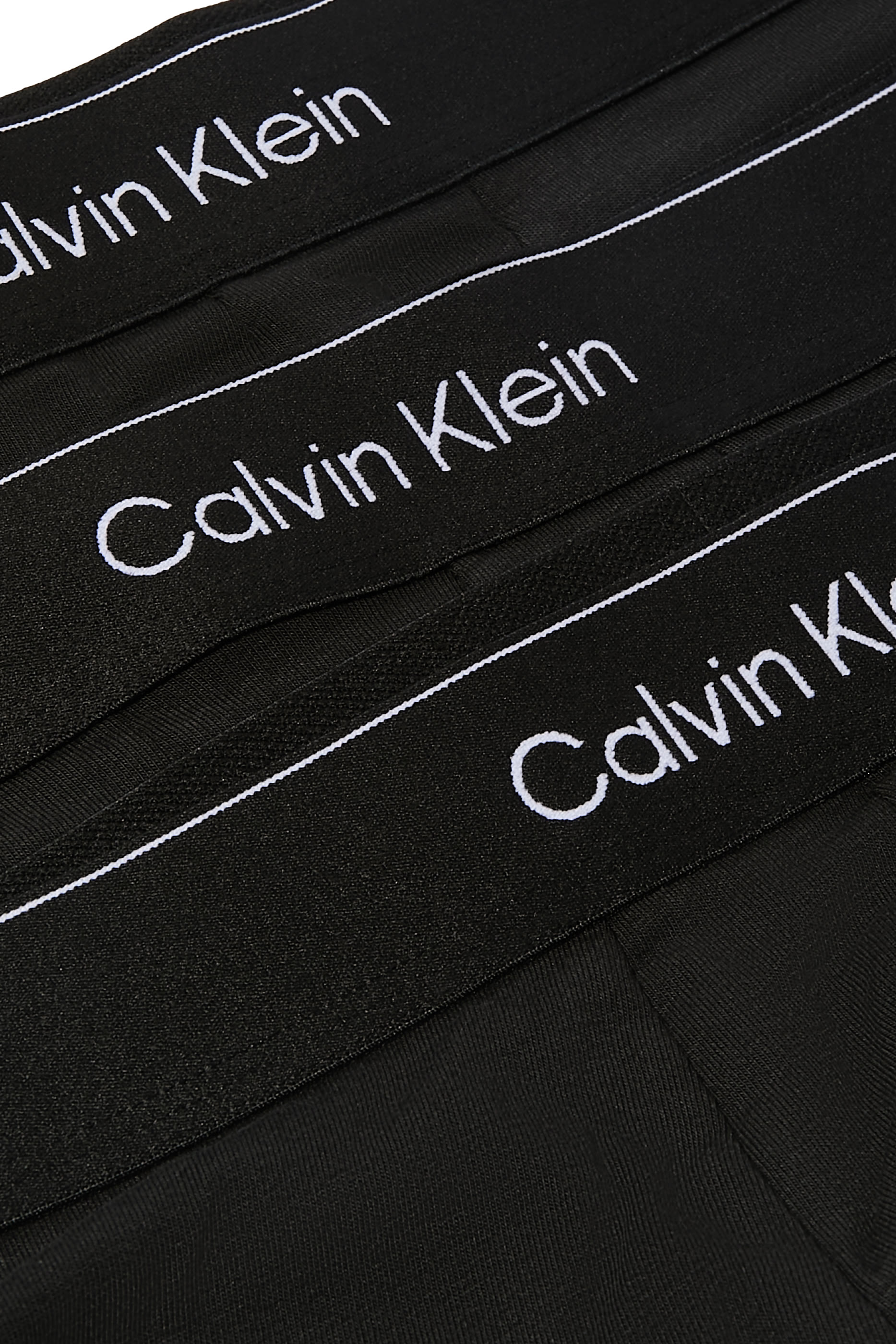 طقم بوكسر بشعار الماركة قطن مطاطي، 3 قطع