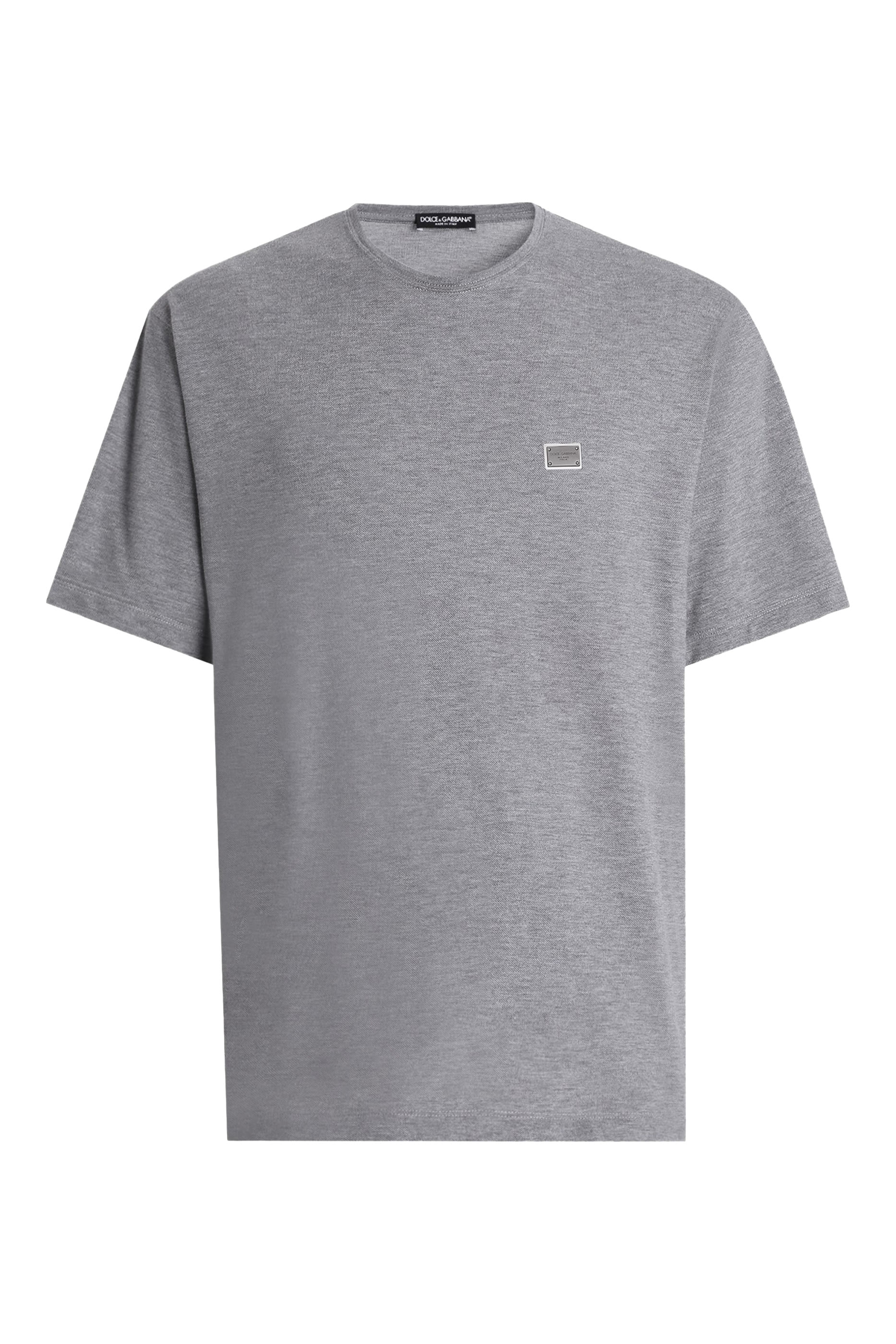 تيشيرت برقعة بشعار الماركة قطن