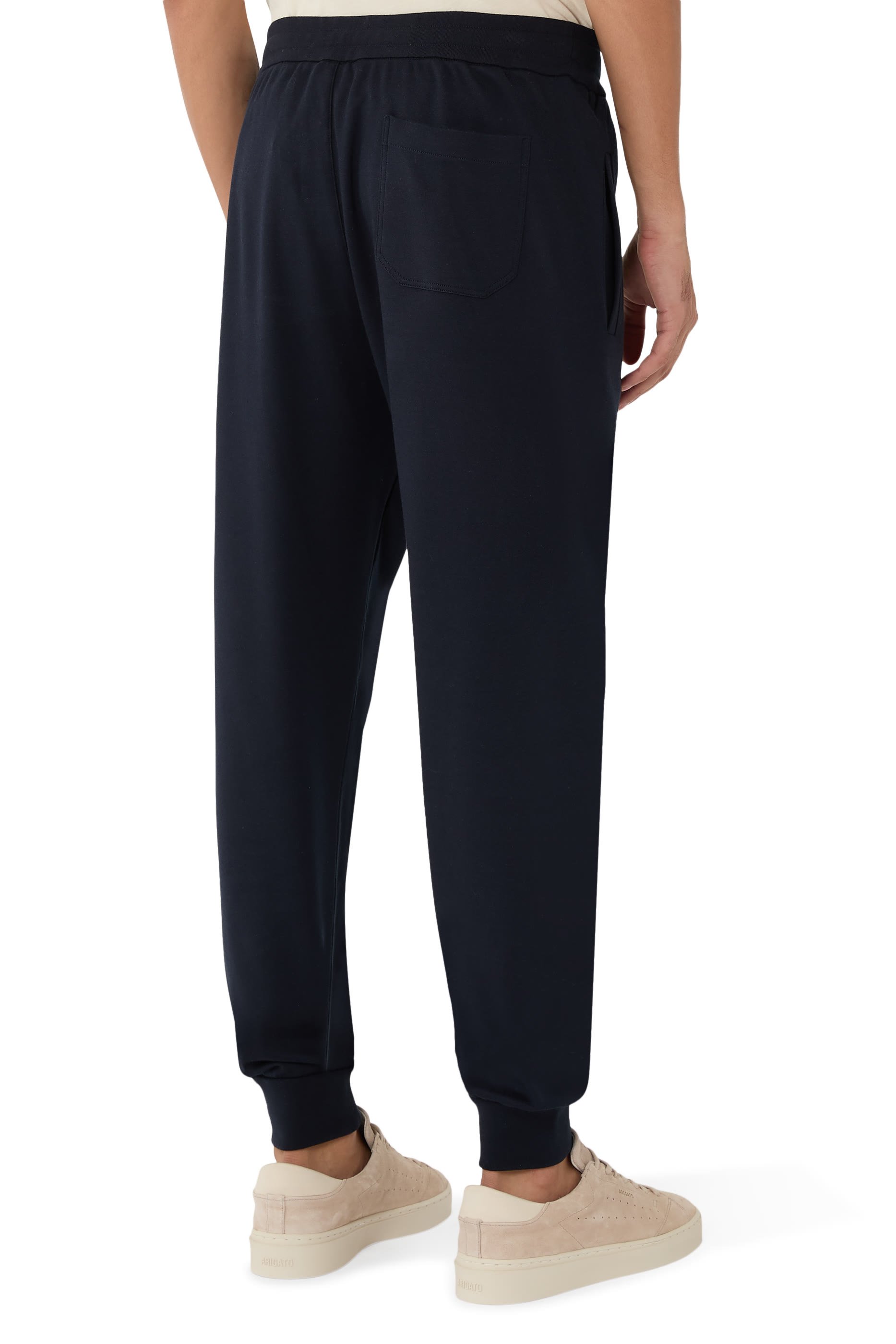 Stretch Cotton Piqué Sweatpants