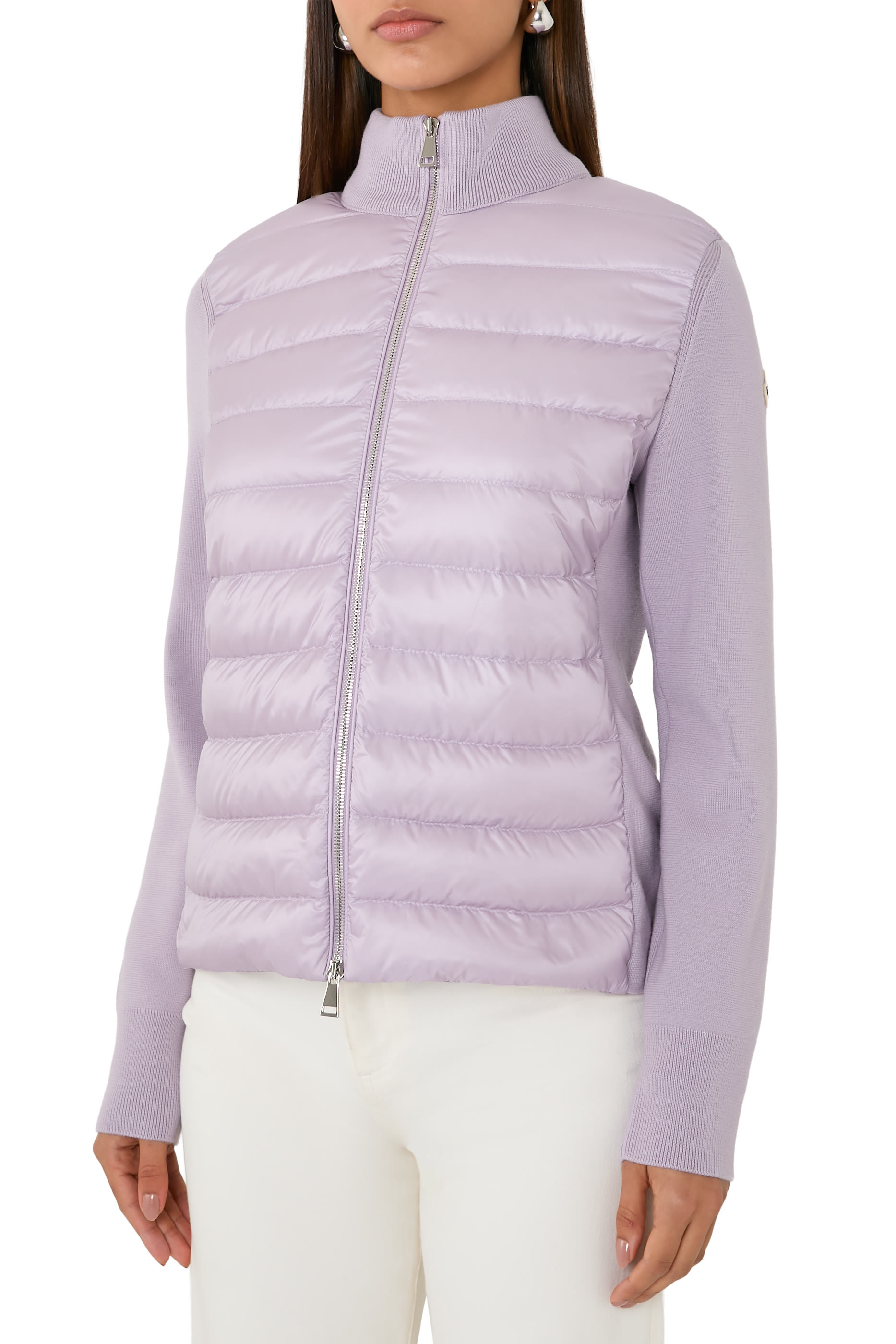 كارديجان مبطن بسحاب صوف