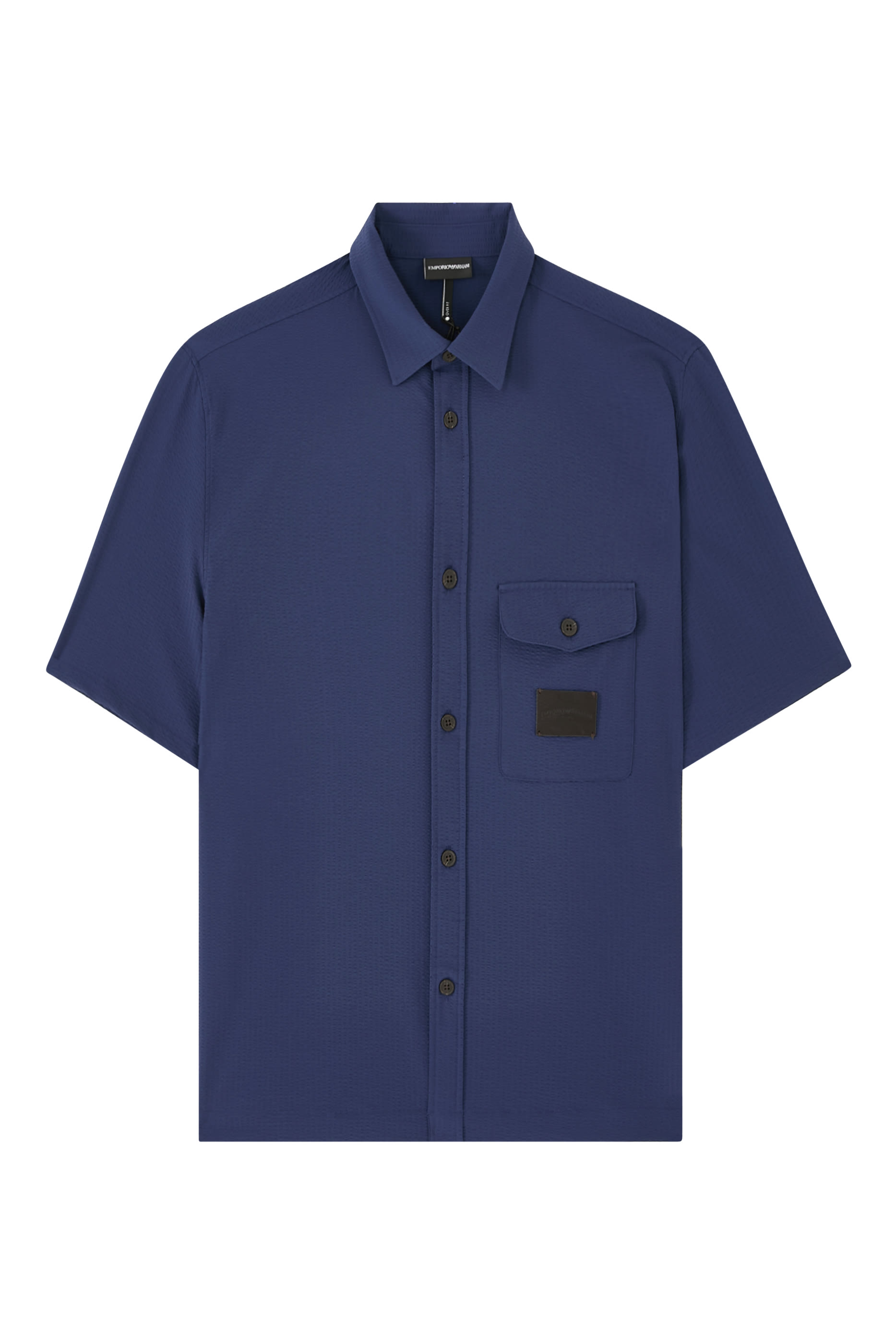 قميص برقعة شعار الماركة سيرساكر