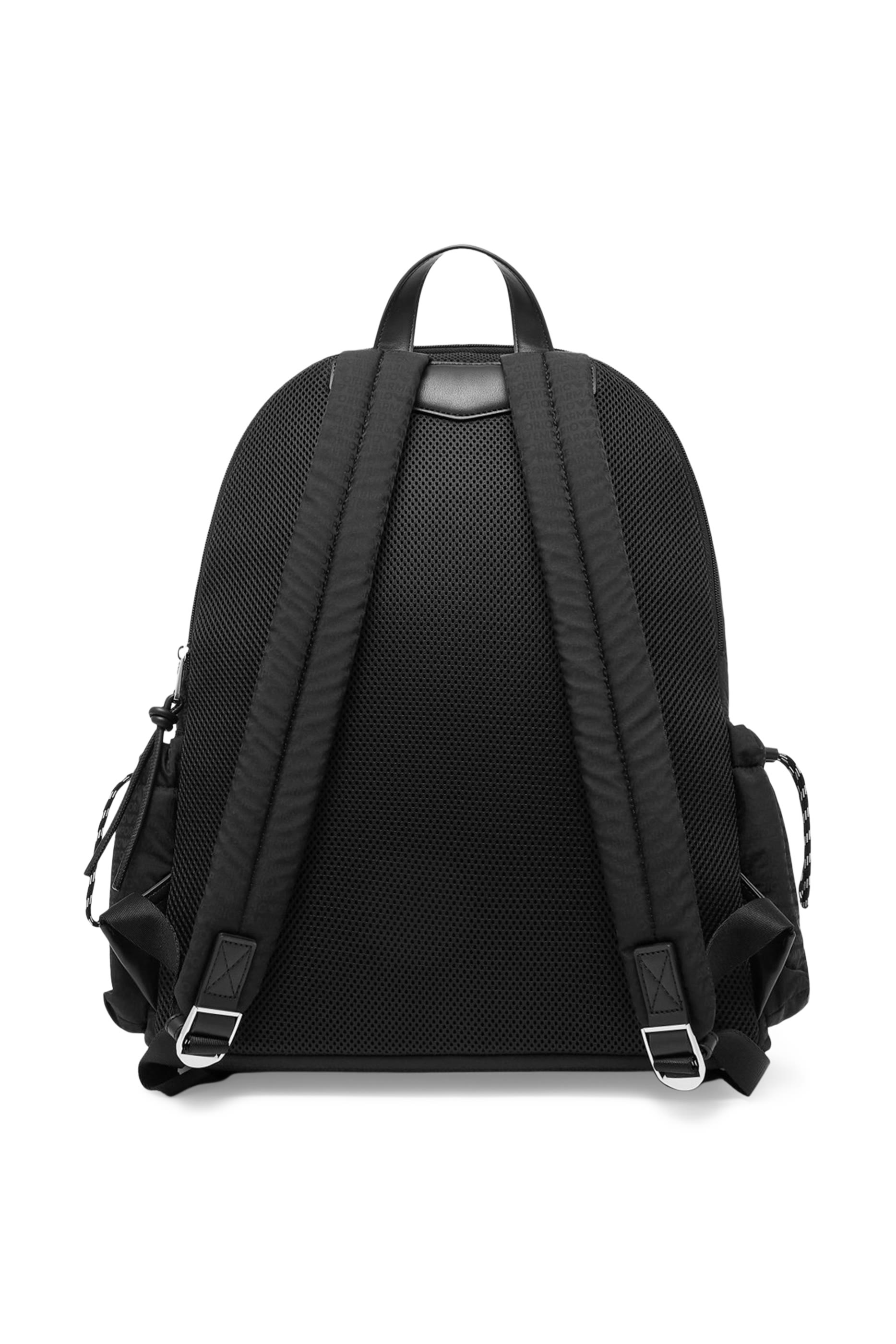 حقيبة ظهر مستديرة بشعار الماركة نايلون