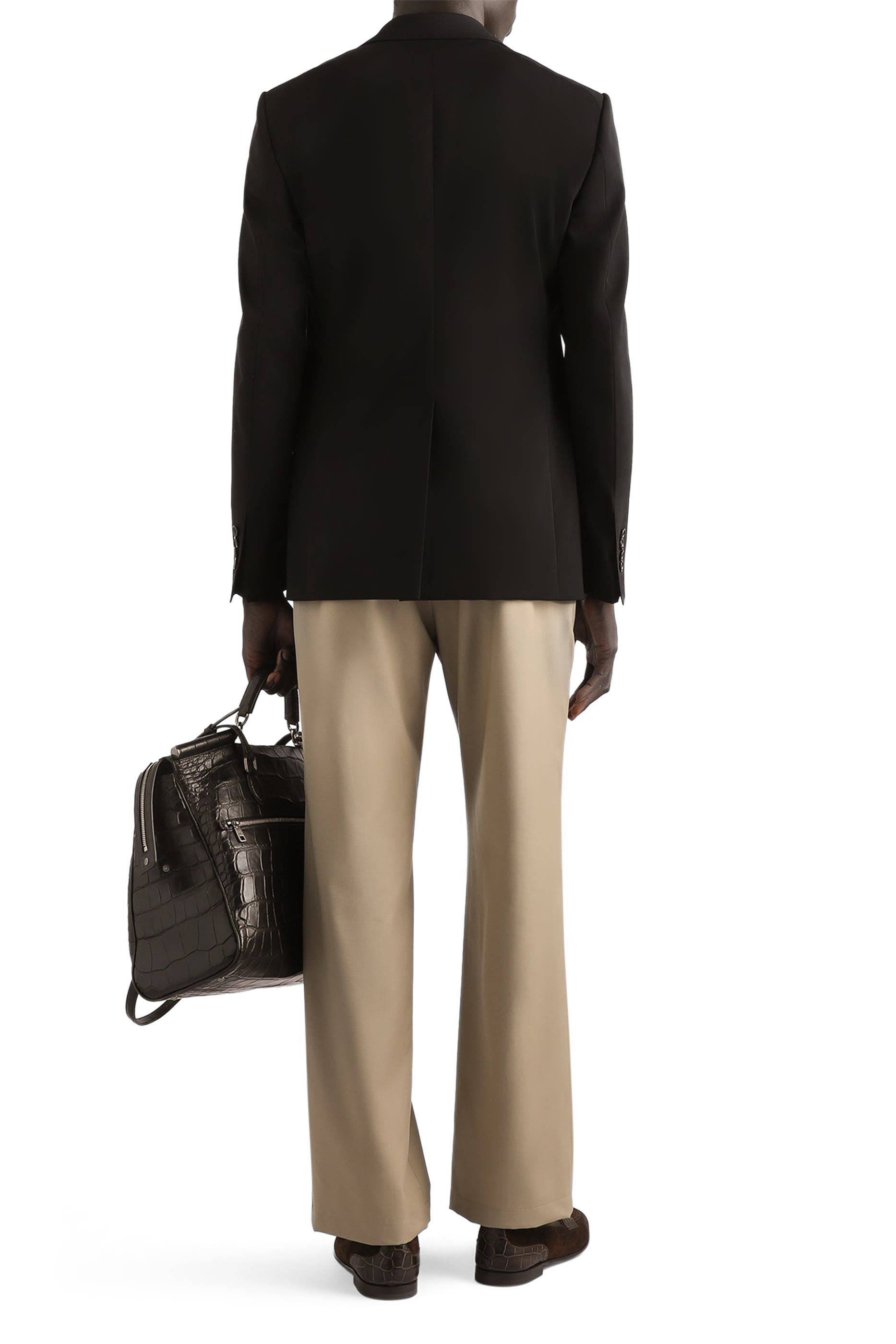  جاكيت سيسيليا خفيف بصف أزرار مزين بشعار الماركة