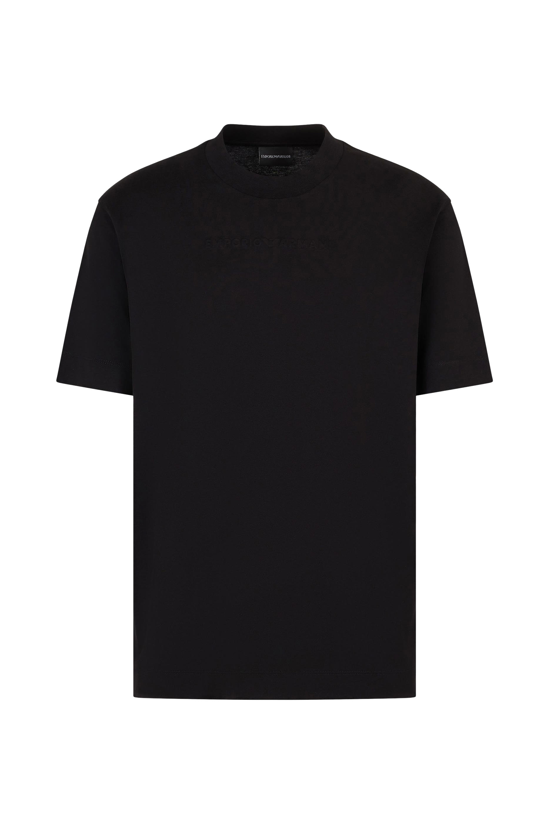 تيشيرت بنقشة شعار الماركة بحجم صغير