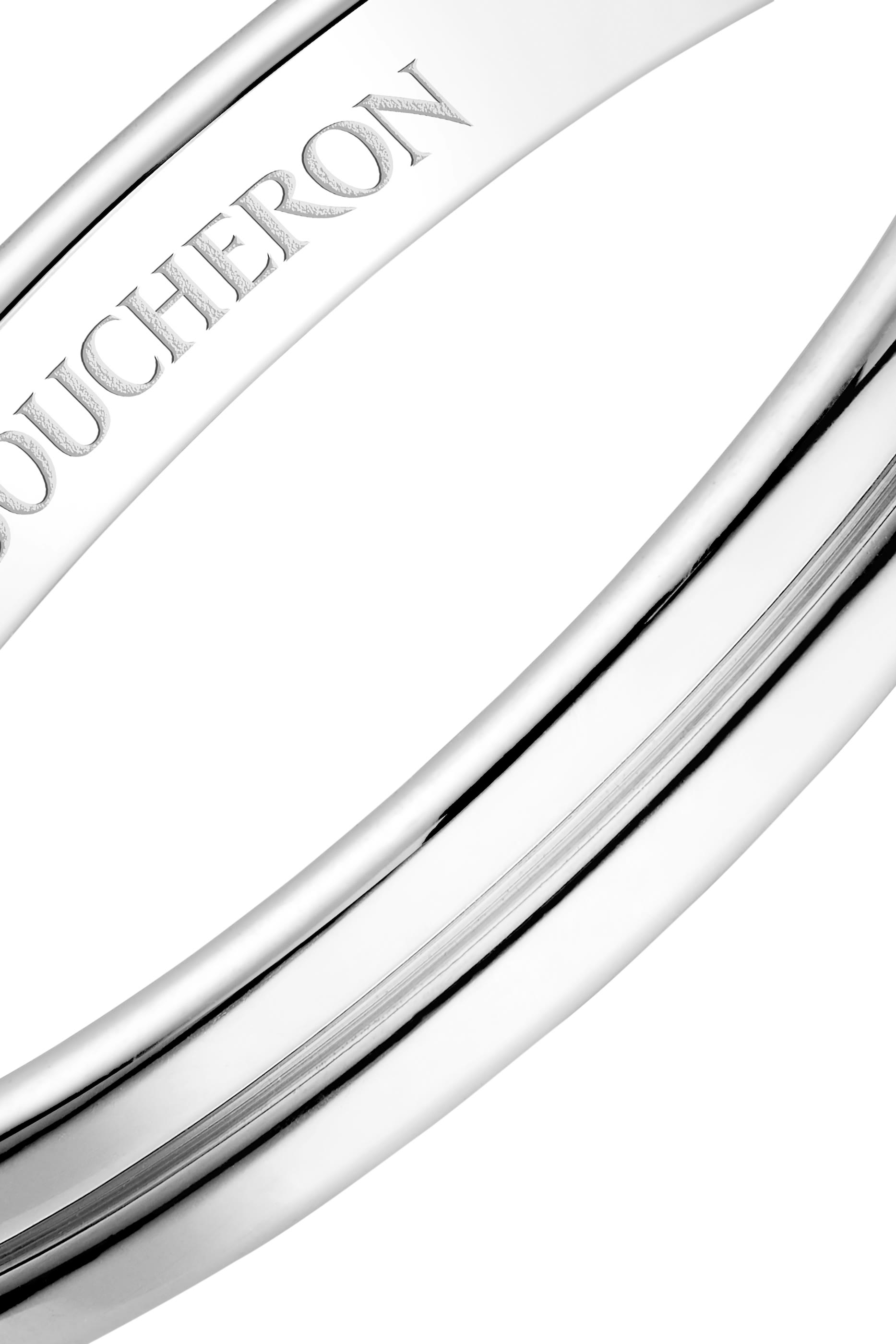Godron Small Wedding Band, Platinum