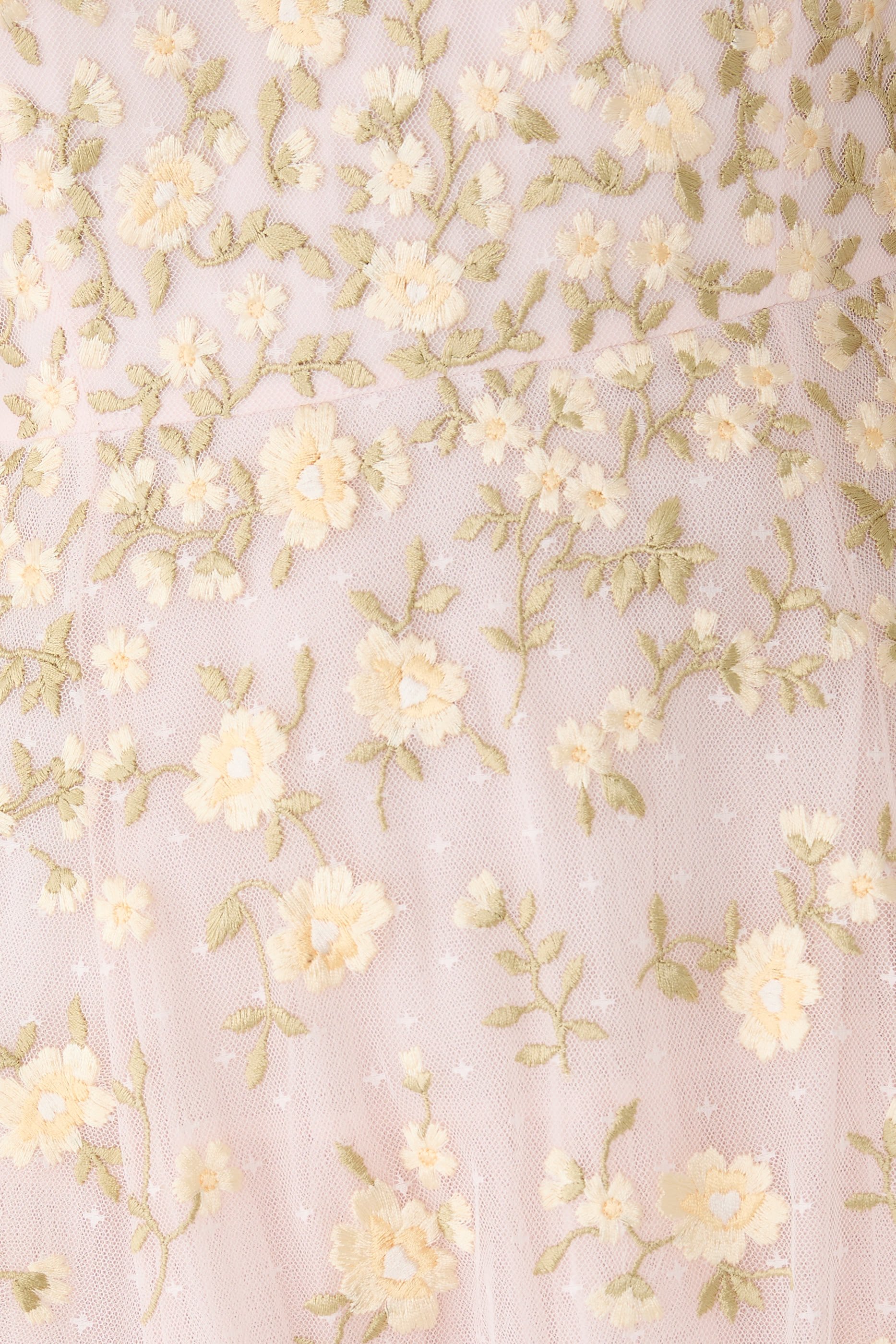 فستان سهرة ليا ديستي بأكمام كاب بطول الكاحل