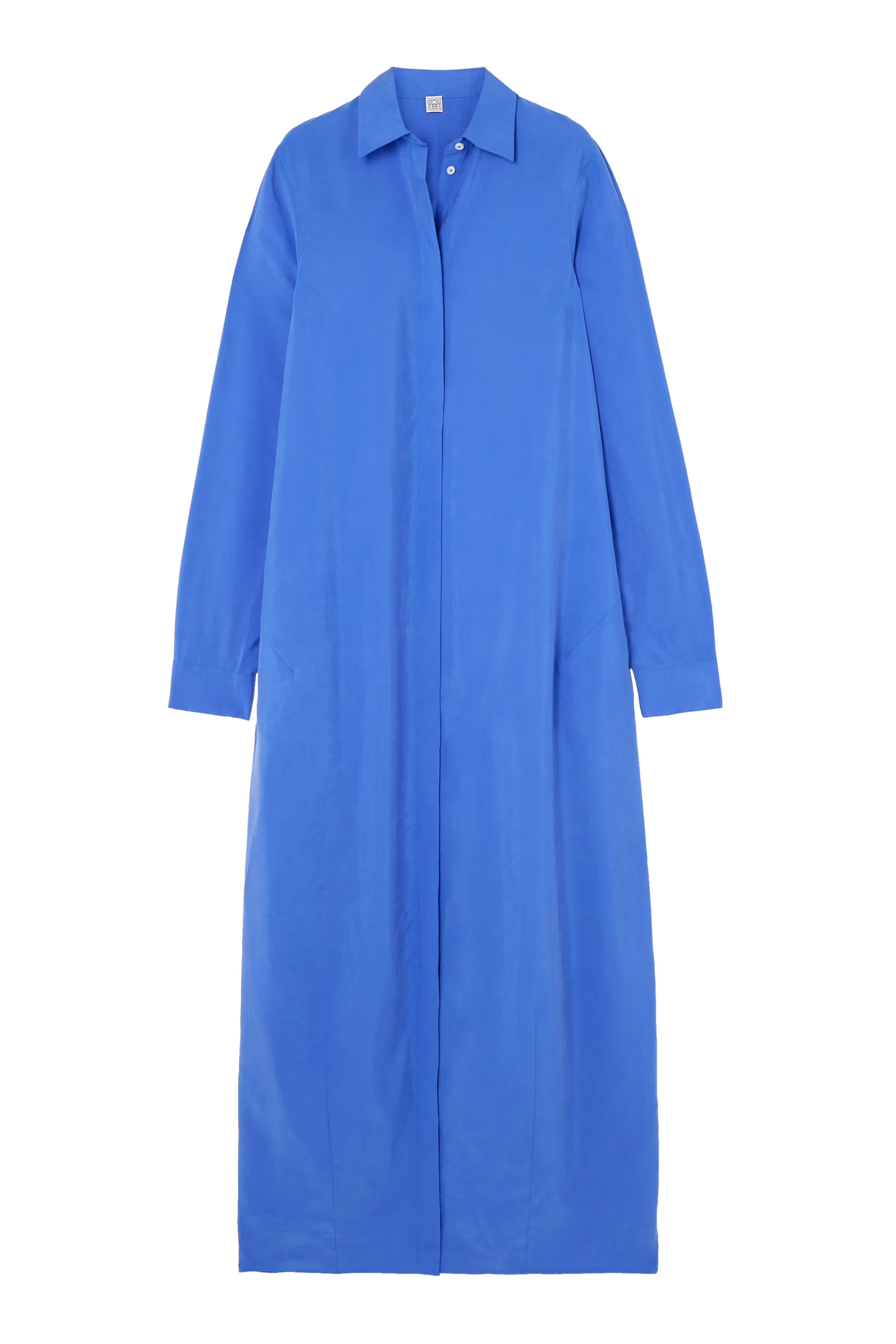 فستان بتصميم قميص بقصة واسعة