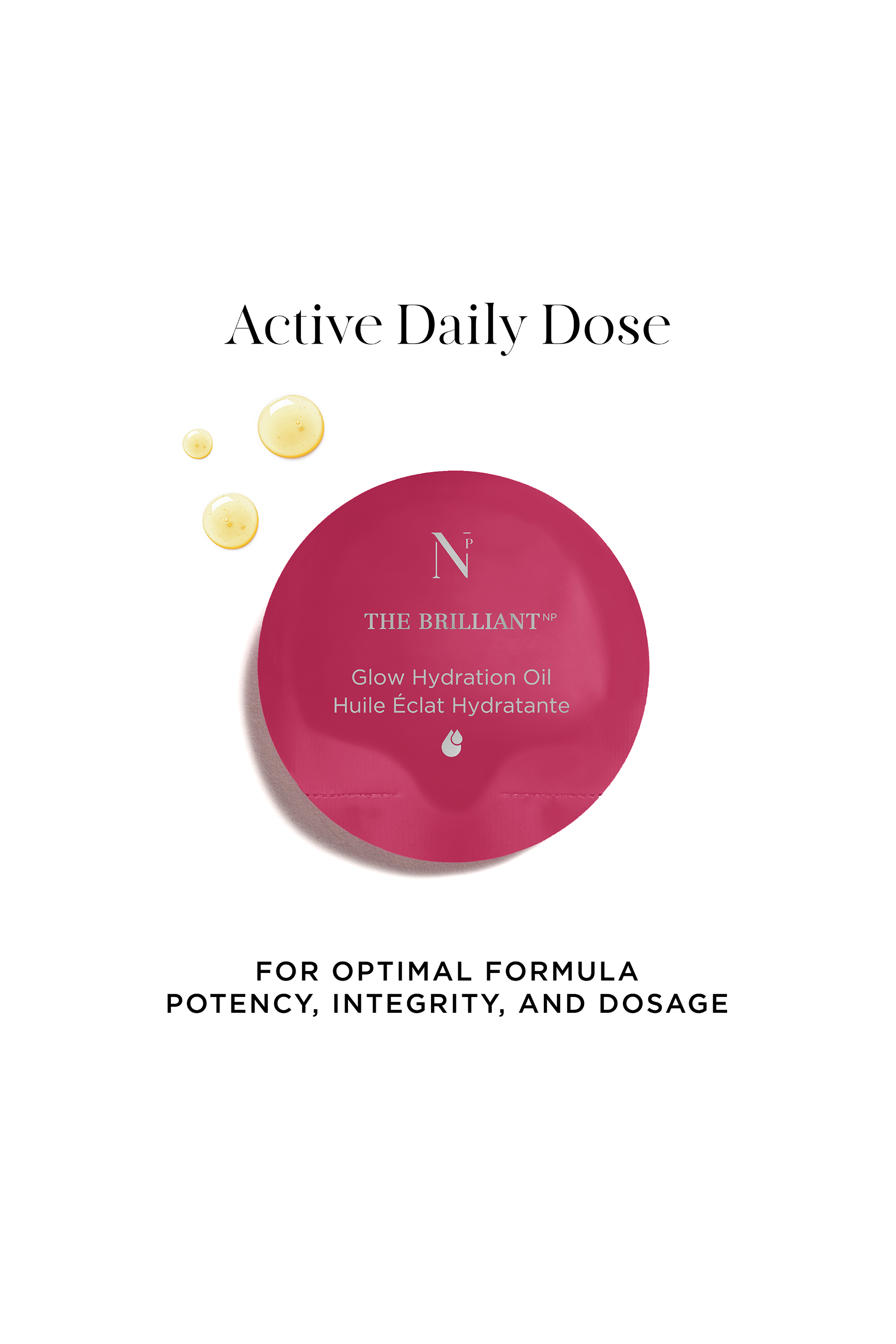 The Brilliant Glow Hydration Oil 30 Dose, 15ml