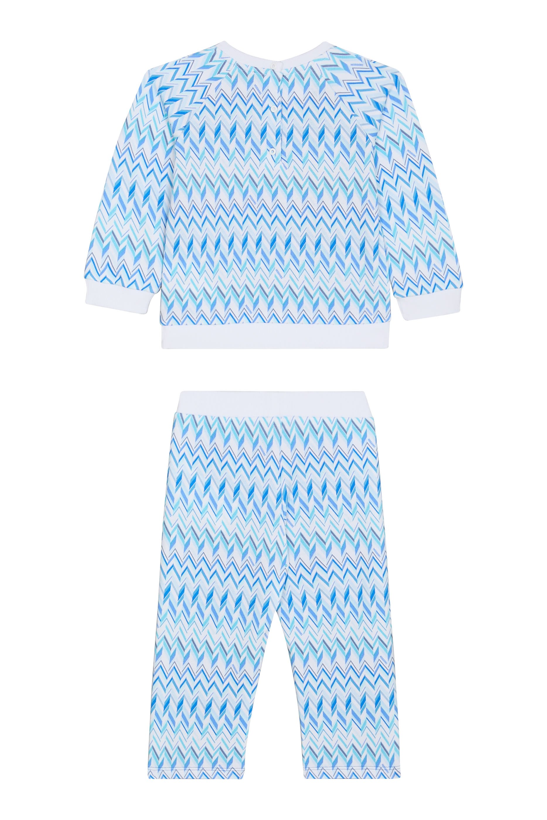 Kids Chevron Printed Tracksuit Set 