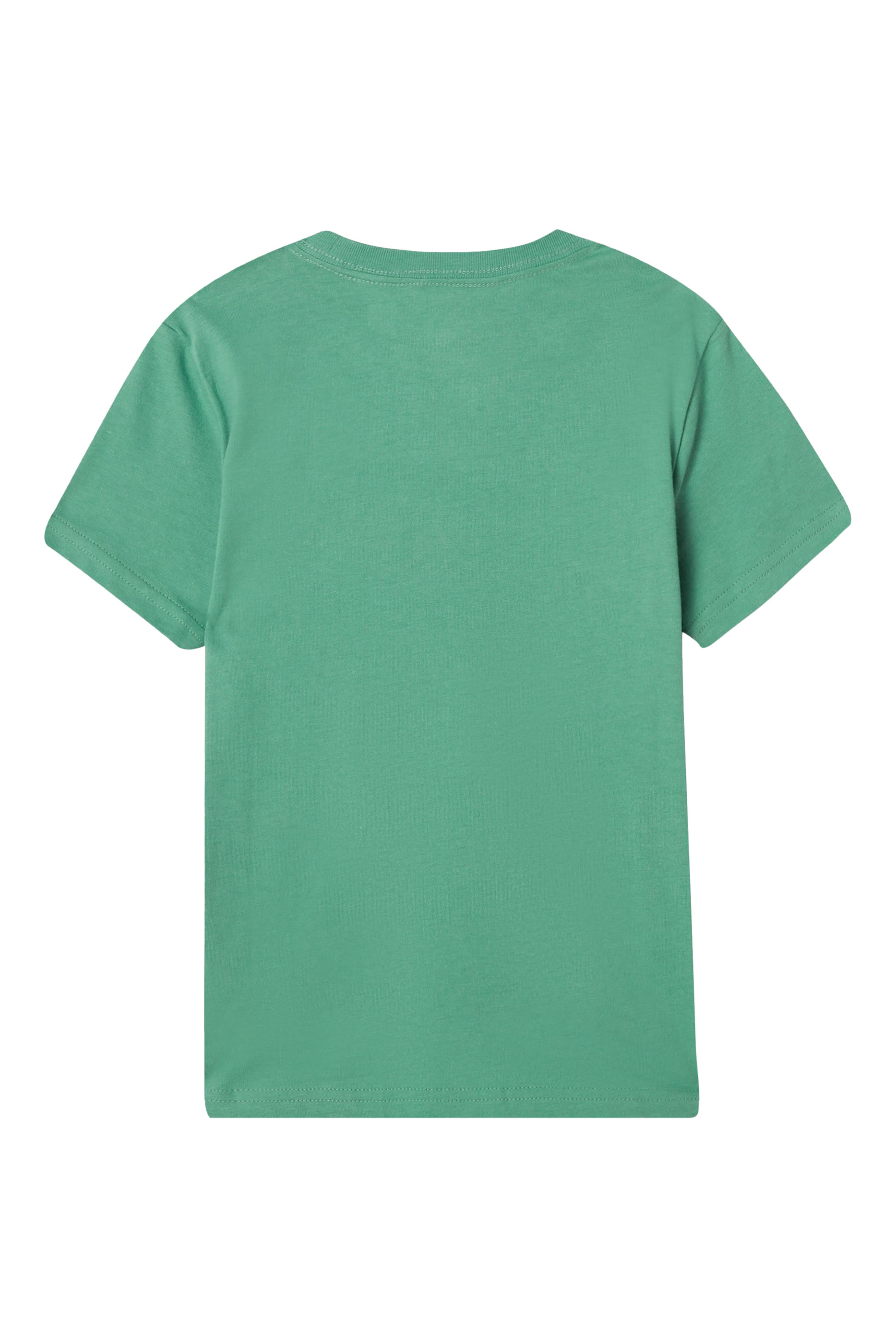 تيشيرت بنقشة الدب بولو قطن جرسيه للأطفال