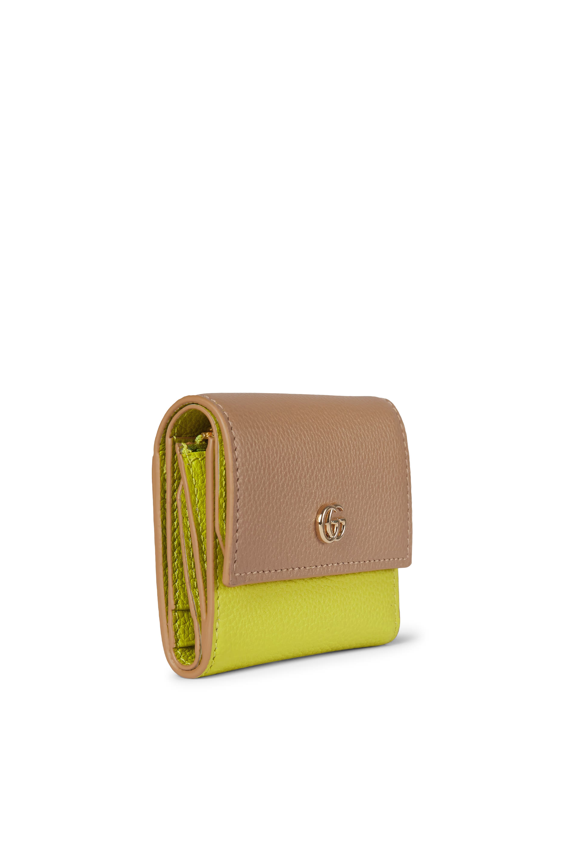 محفظة مارمونت صغيرة ثنائية اللون بشعار حرفي الماركة