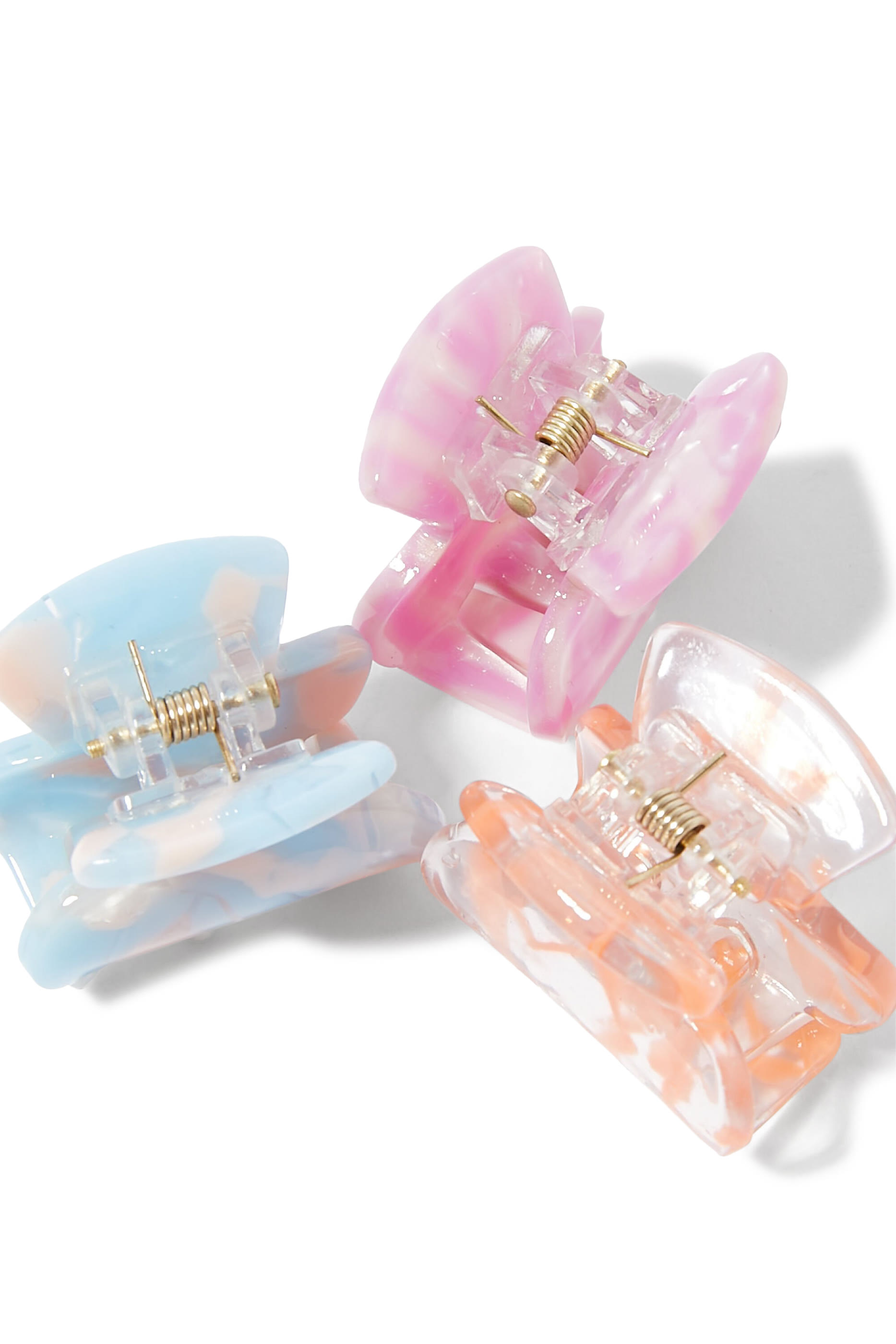 مشابك شعر بتصميم مخالب مزيج أسيتات للأطفال