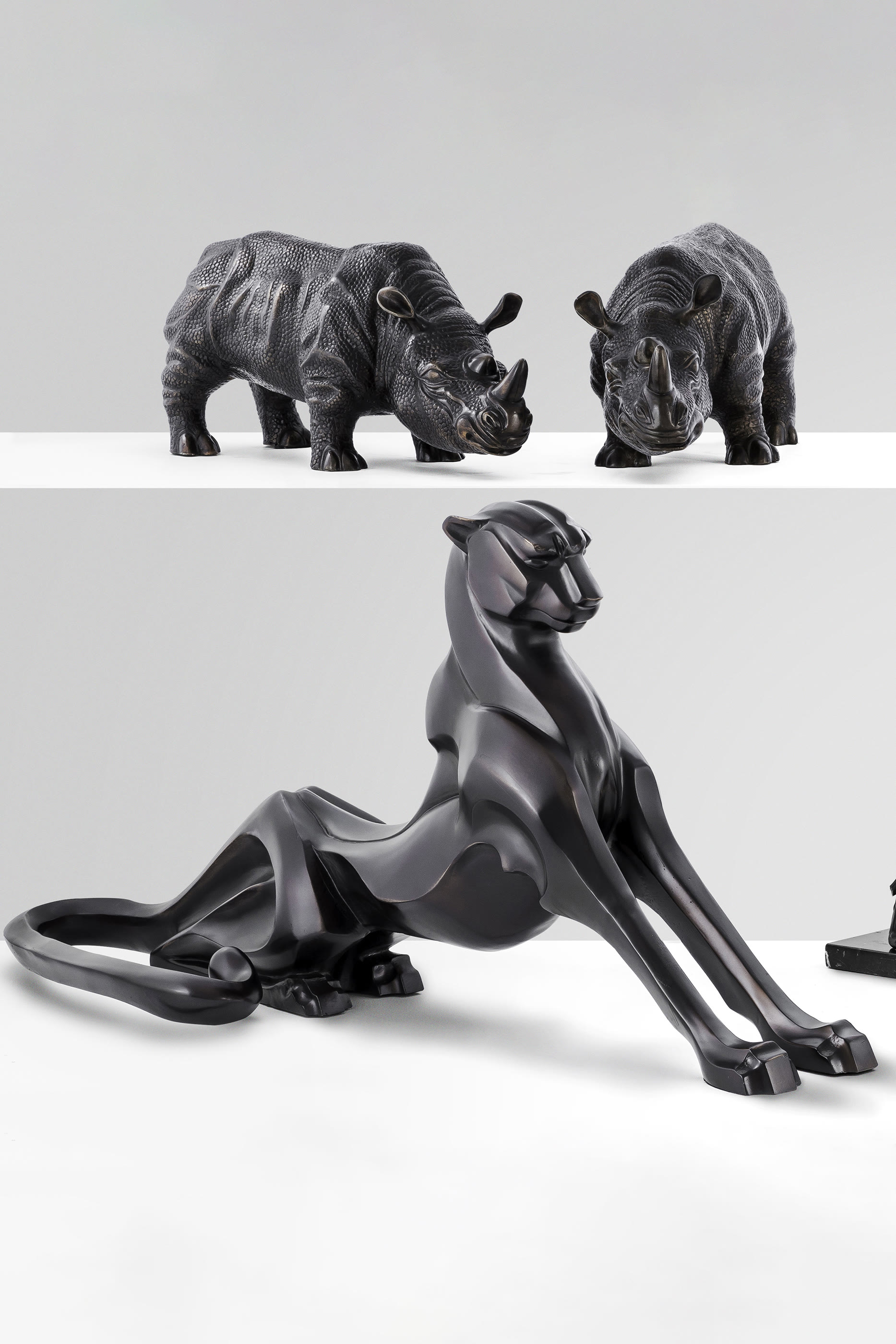 منحوتة بتصميم فهد ألمنيوم