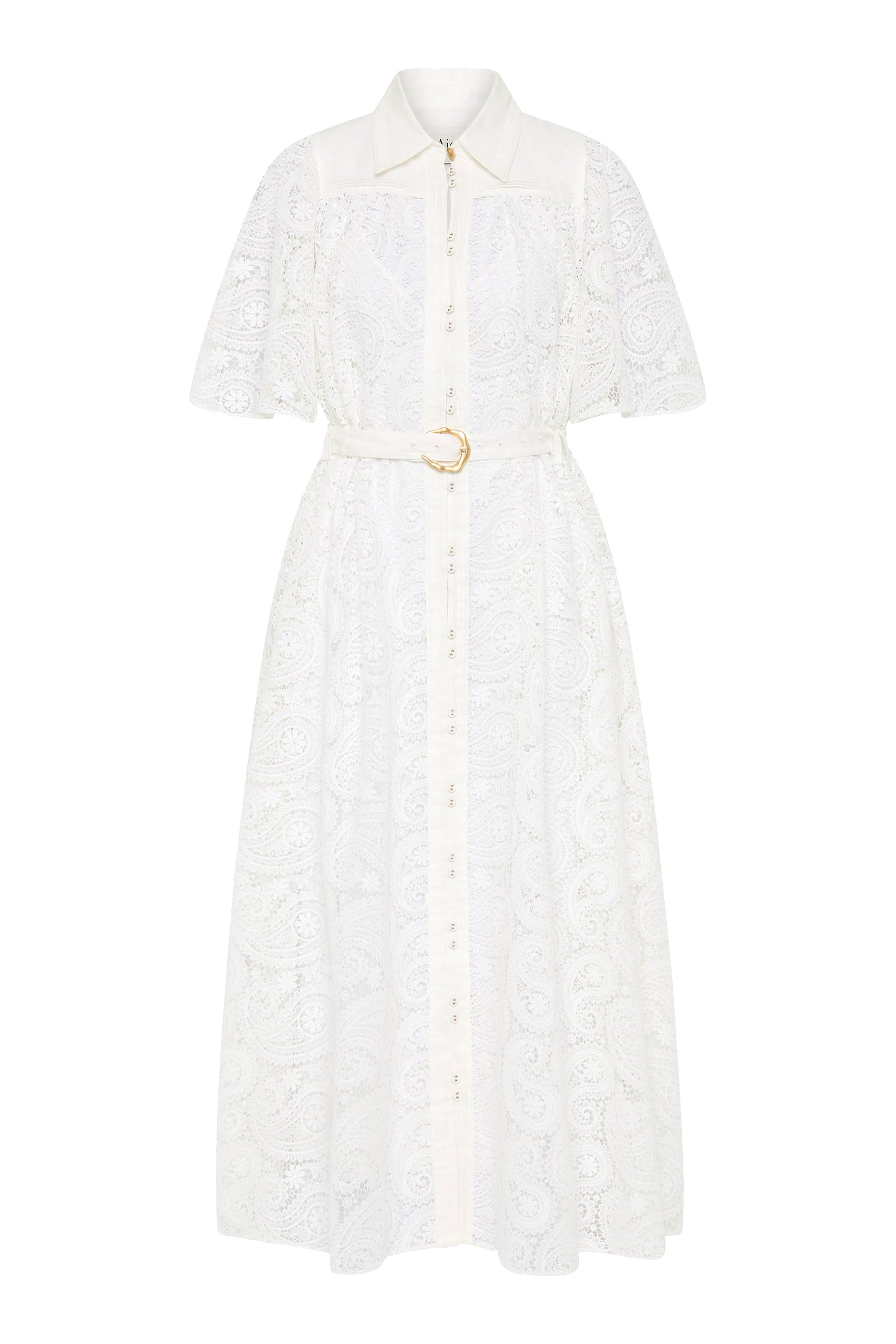 فستان لايسي بيزلي متوسط ​​الطول