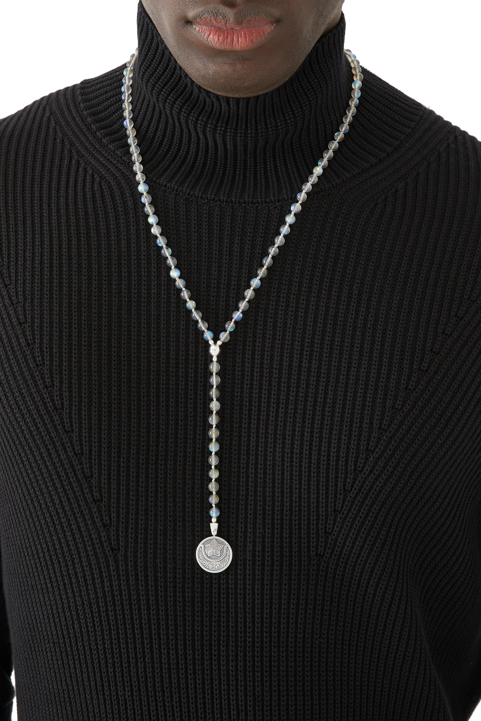 قلادة إترنل مرصعة باللابرادوريت، ذهب أصفر عيار 18