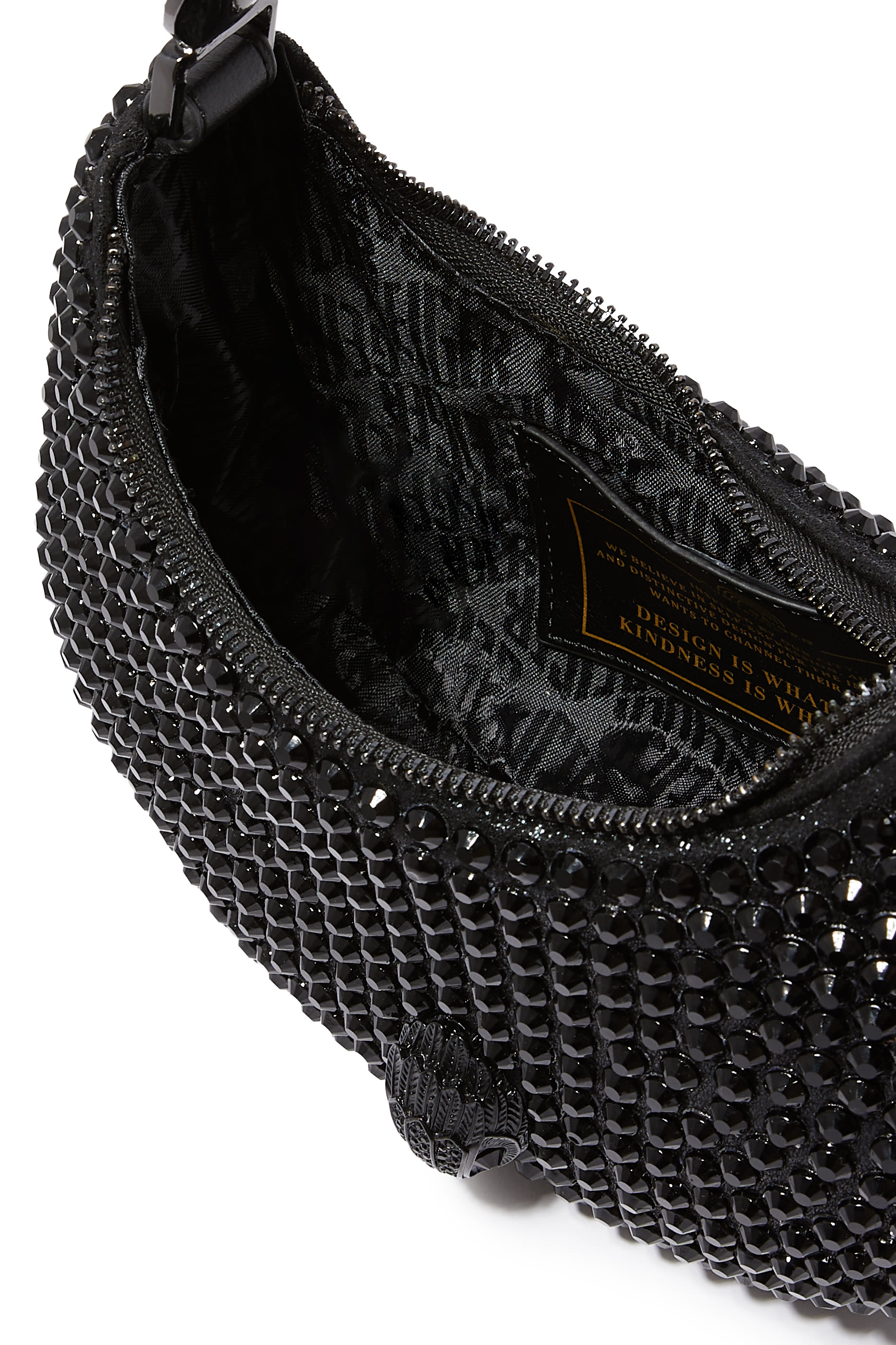 حقيبة أوكتافيا صغيرة بتصميم مقوس قماش