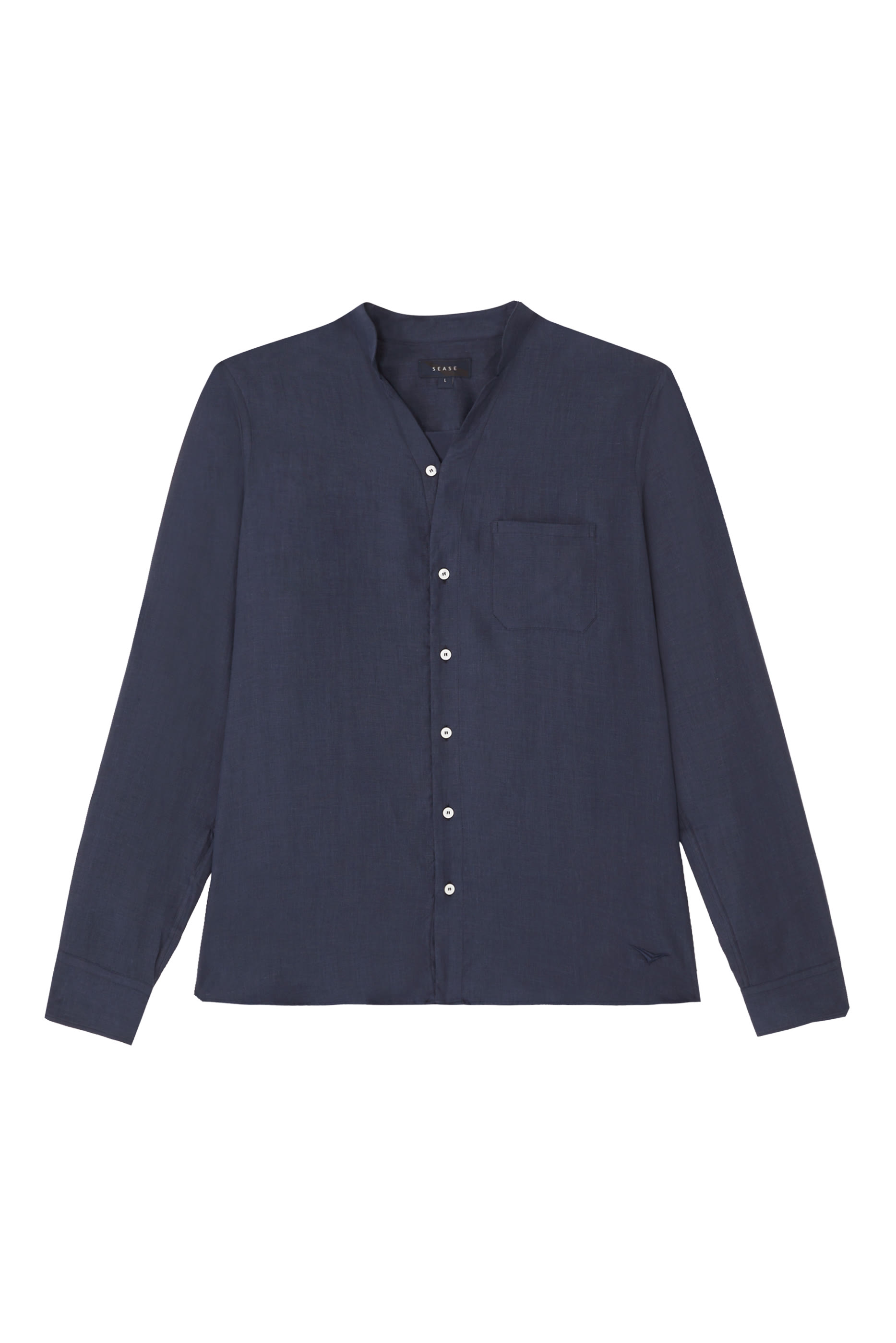 قميص بحافة مقوسة