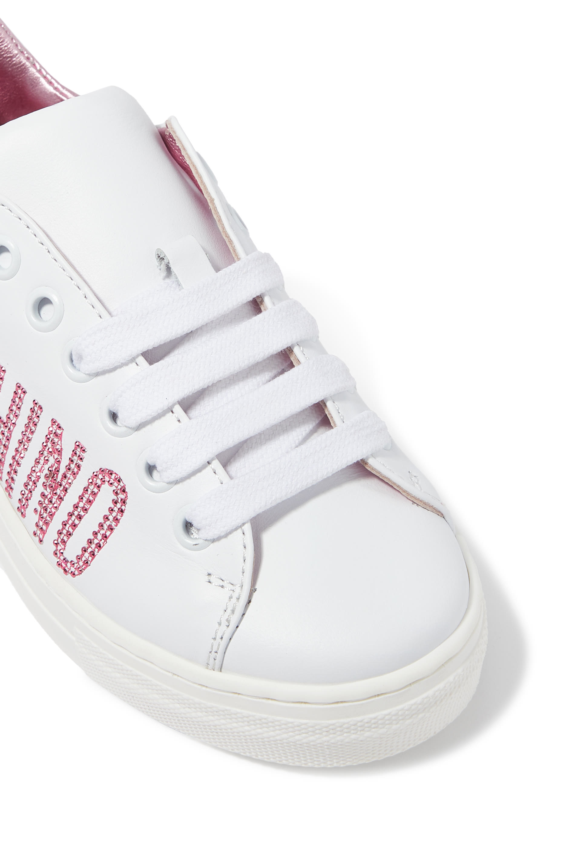 سنيكرز بشعار الماركة جلد للأطفال