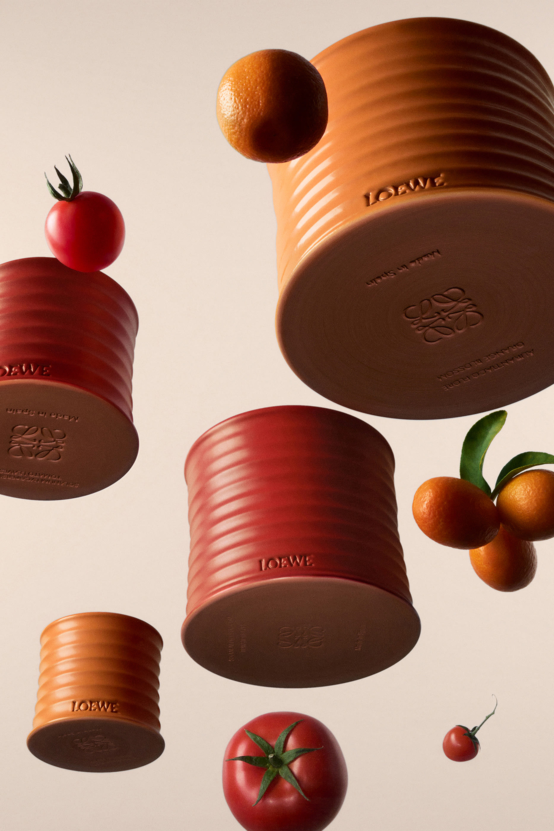 شمعة معطرة برائحة زهرة البرتقال