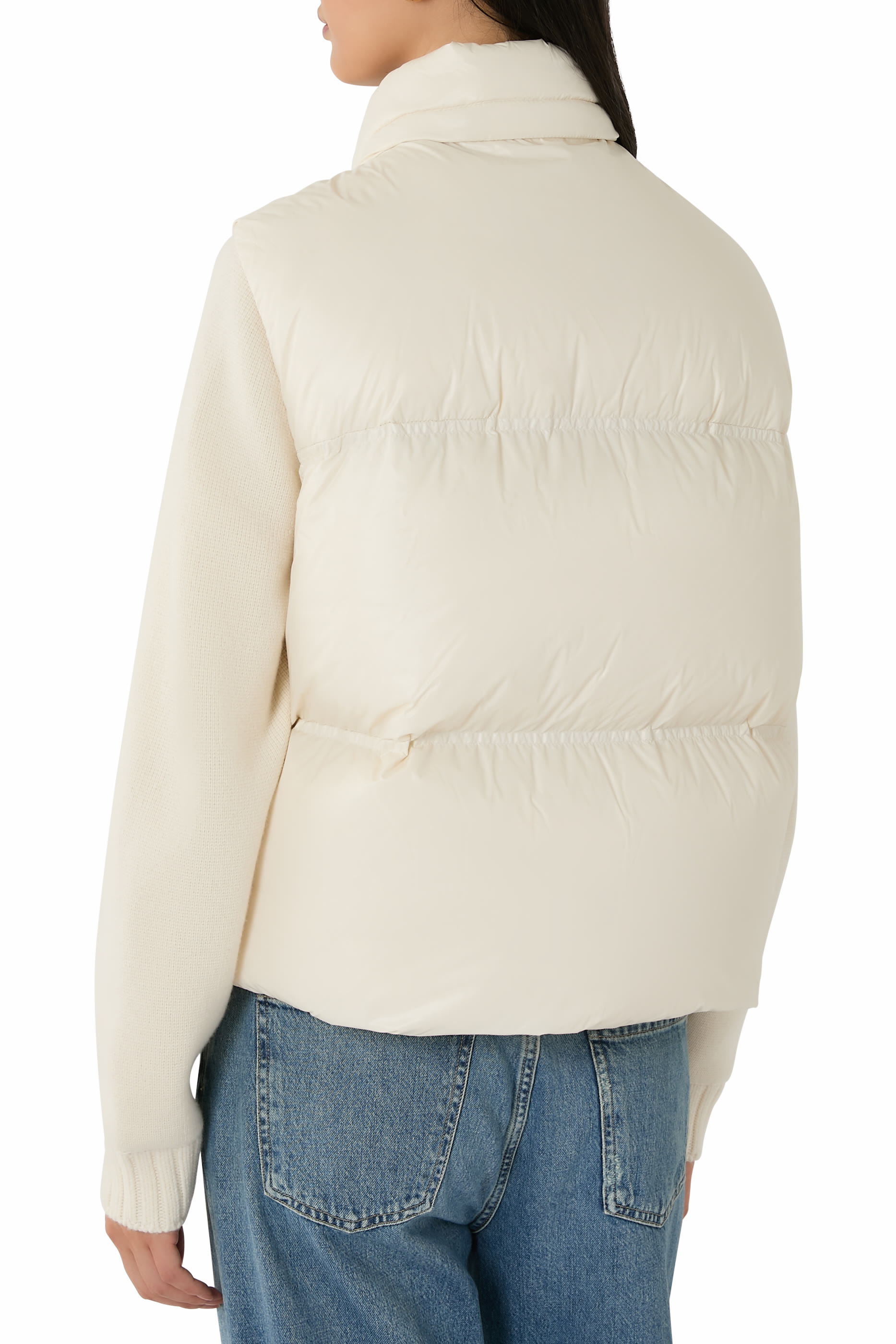 جاكيت جريسيلون طويل بحزام وتصميم مبطن بالزغب