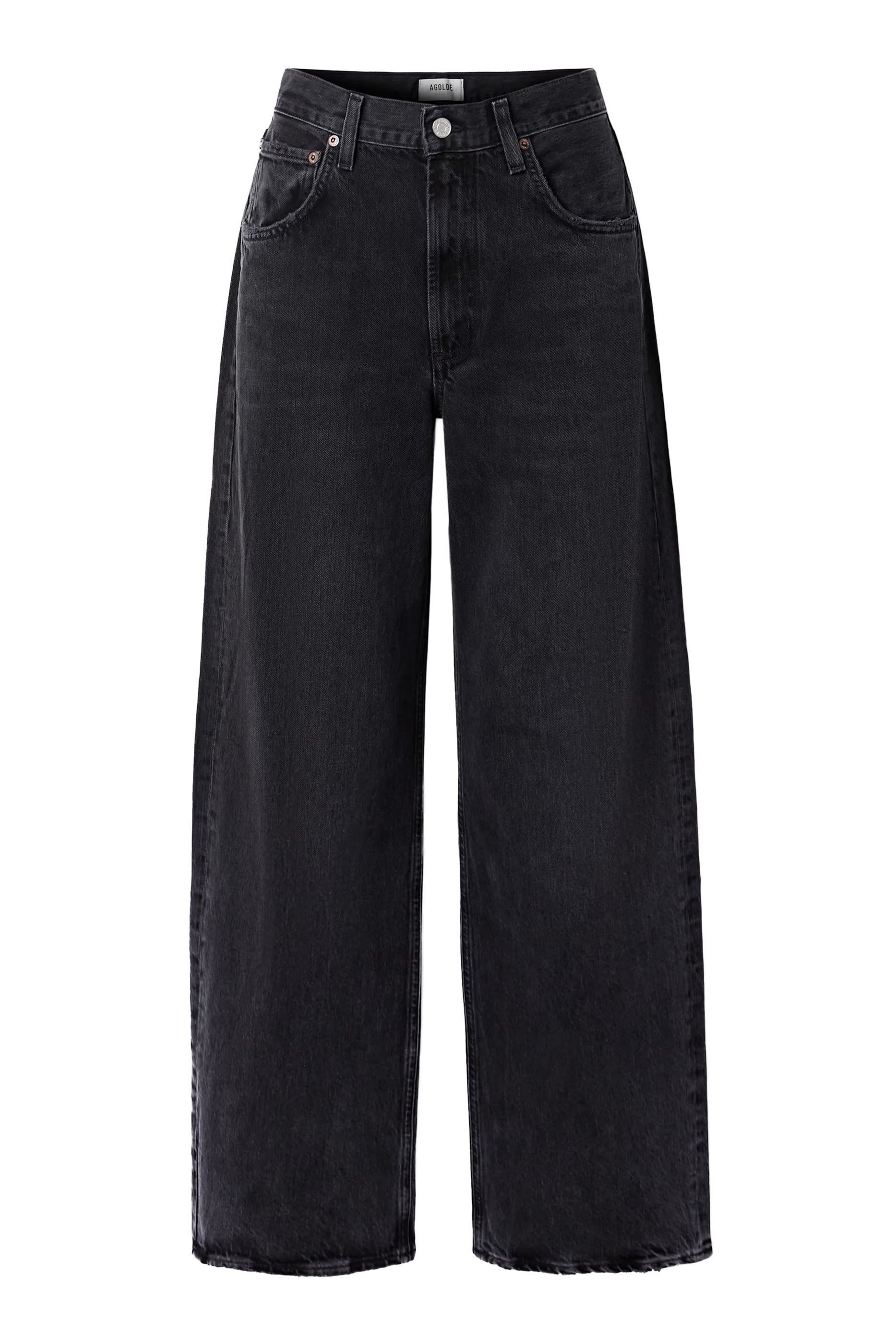 بنطال جينز فضفاض بخصر منخفض