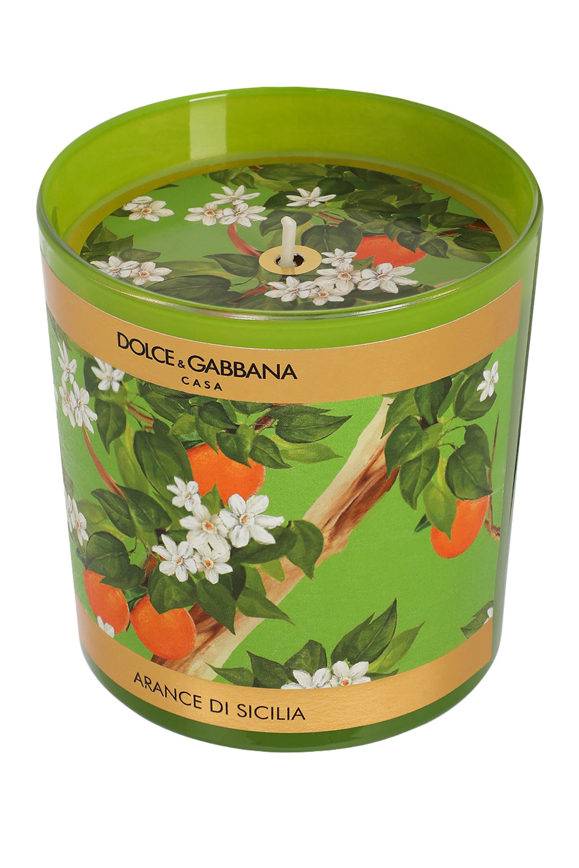 شمعة معطرة سيسيليان اورانج بشعار الماركة