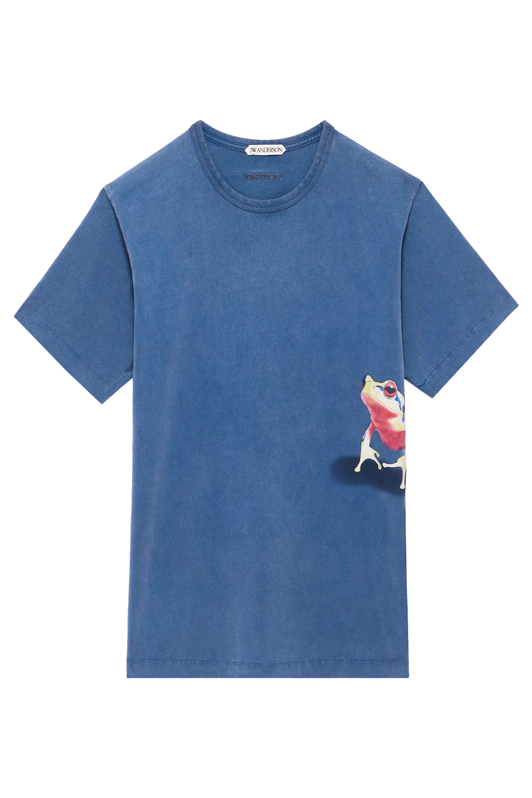 تيشيرت بطبعة ضفدع يتلصص