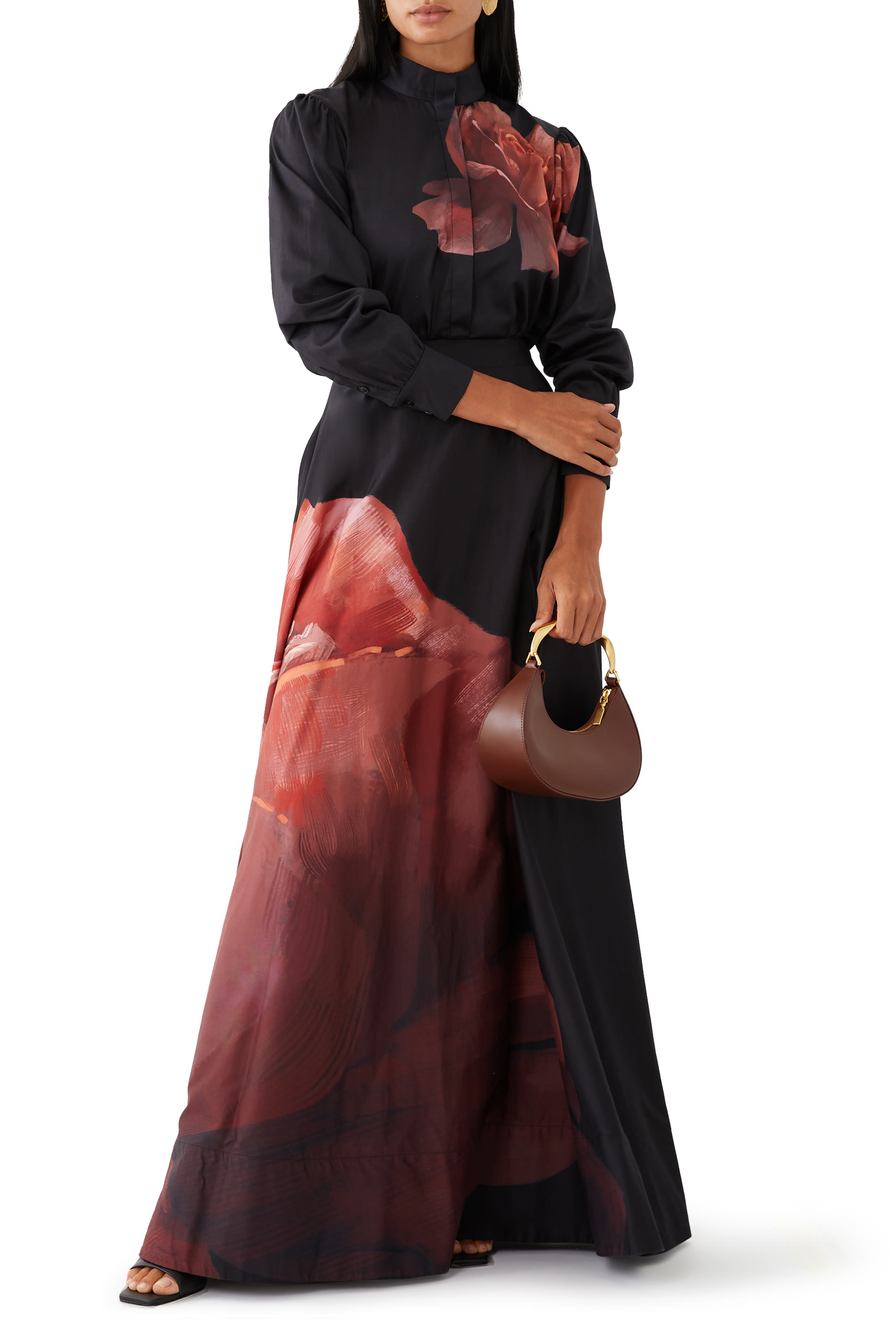 تنورة روسالين طويلة