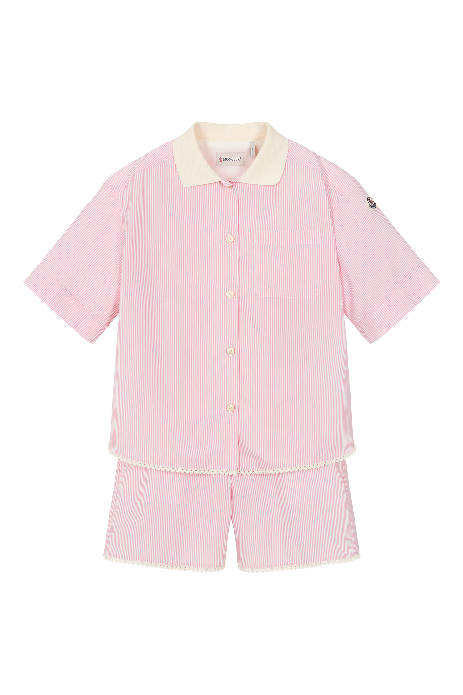 Kids Striped Shirt & Shorts Set